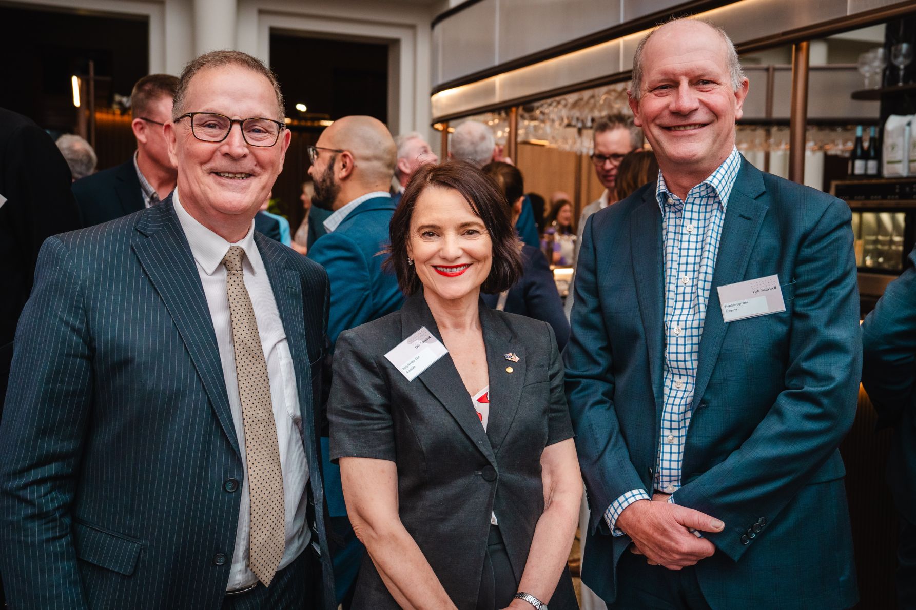 Marc Makrid, Sally Neville and Stephan Symons.