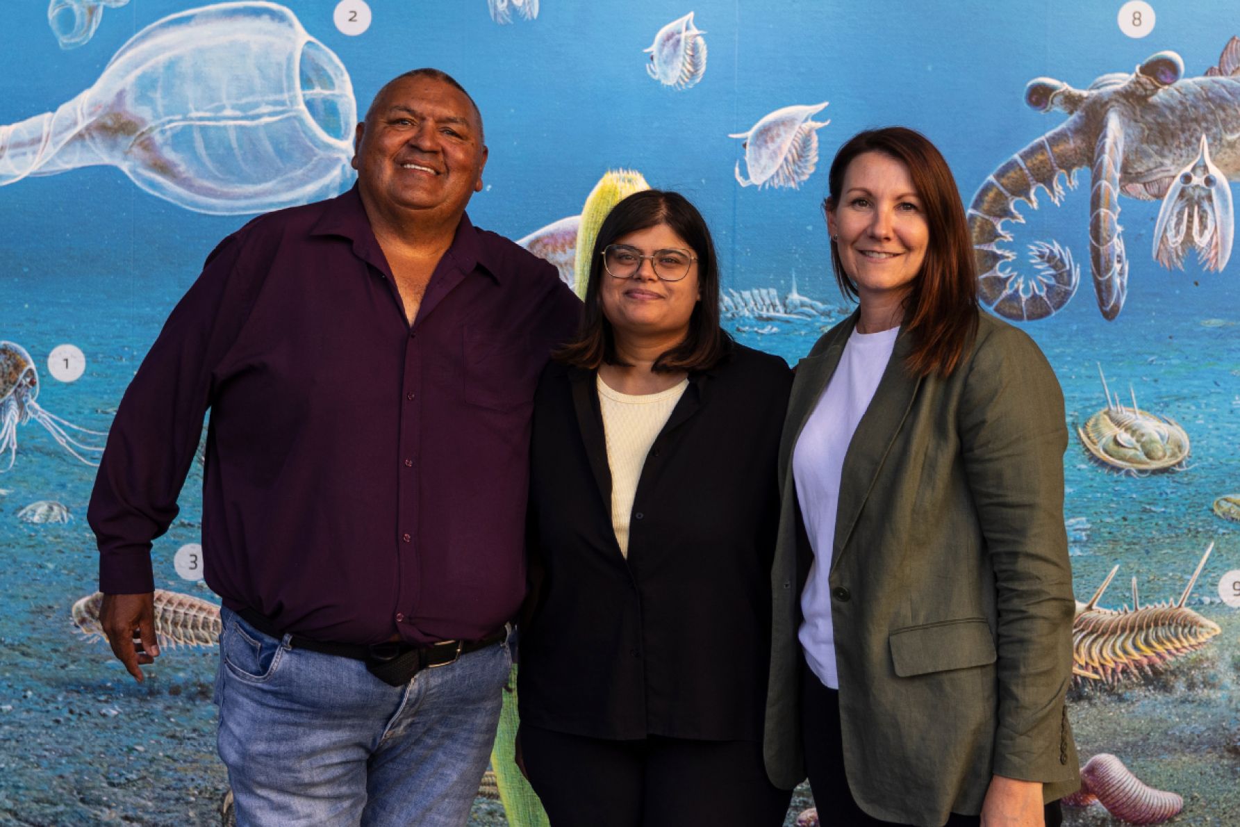 Mark Koolmatrie, Antara Biswas and Nicola Blacker