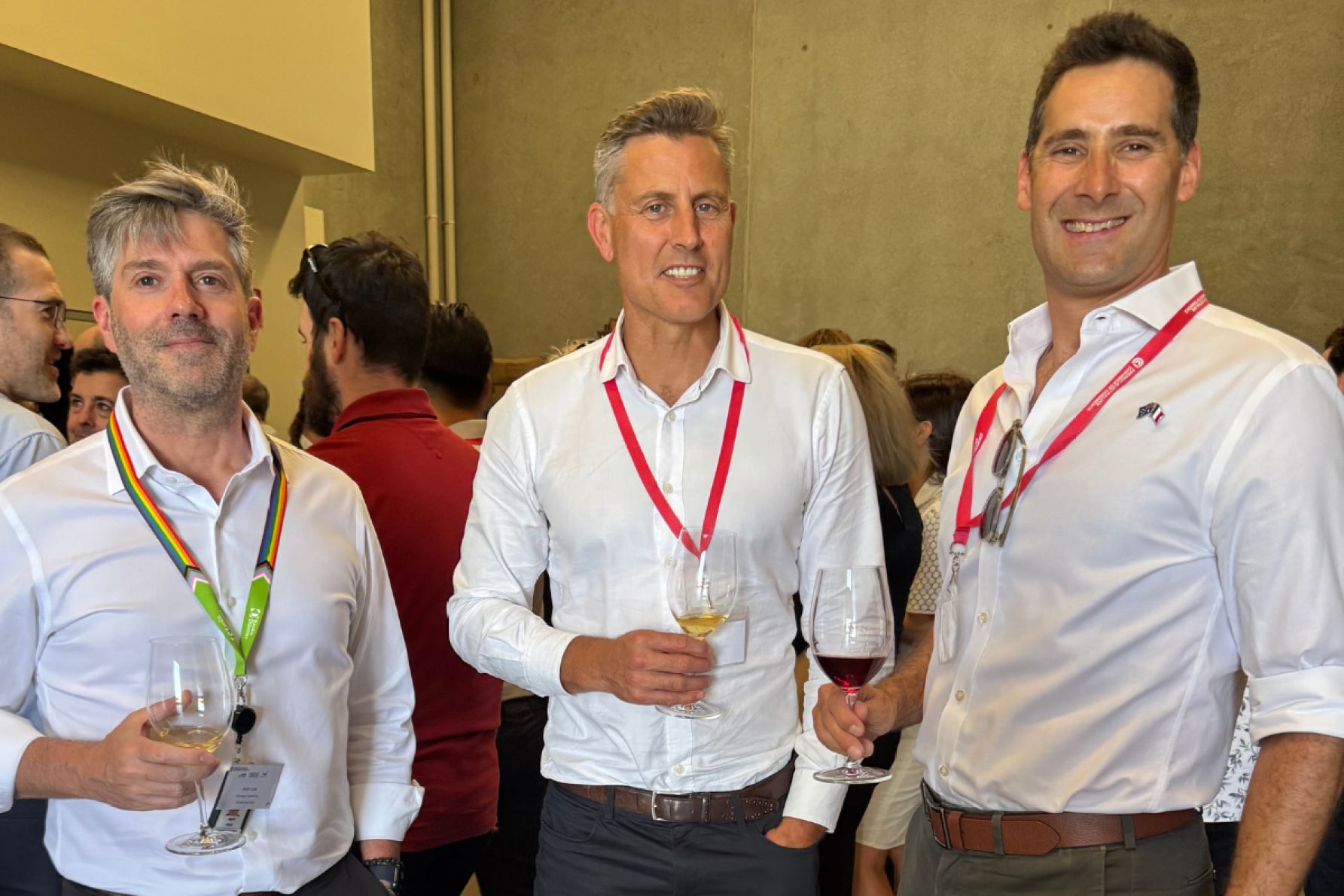 Matt Cole, Chris Stinchcombe and Florent Campagne