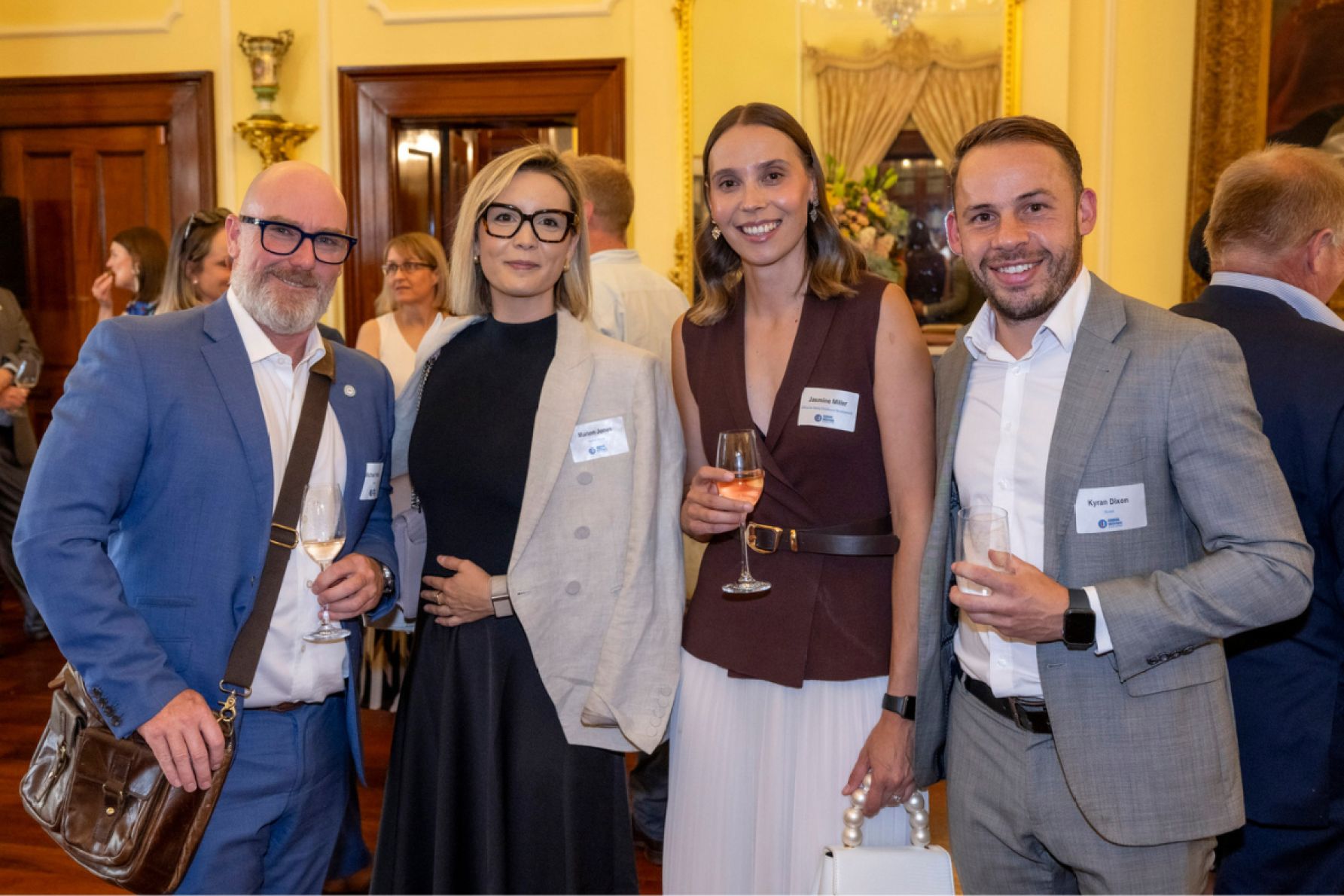 Michael Hartas, Marion Jones, Jasmine Miller and Kyran Dixon