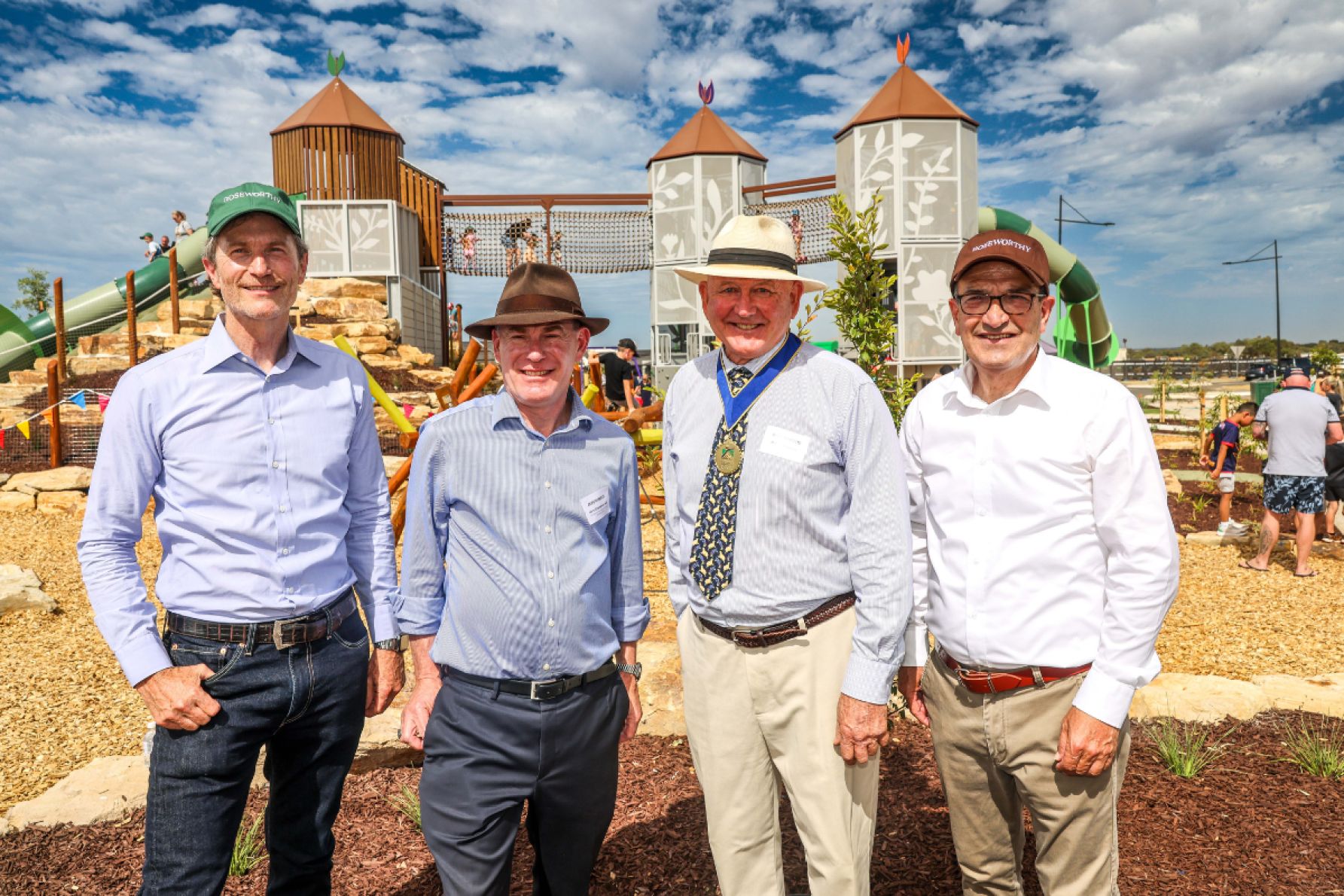 Michael Hickinbotham, Nick Champion, Bill Close and Tony Piccolo