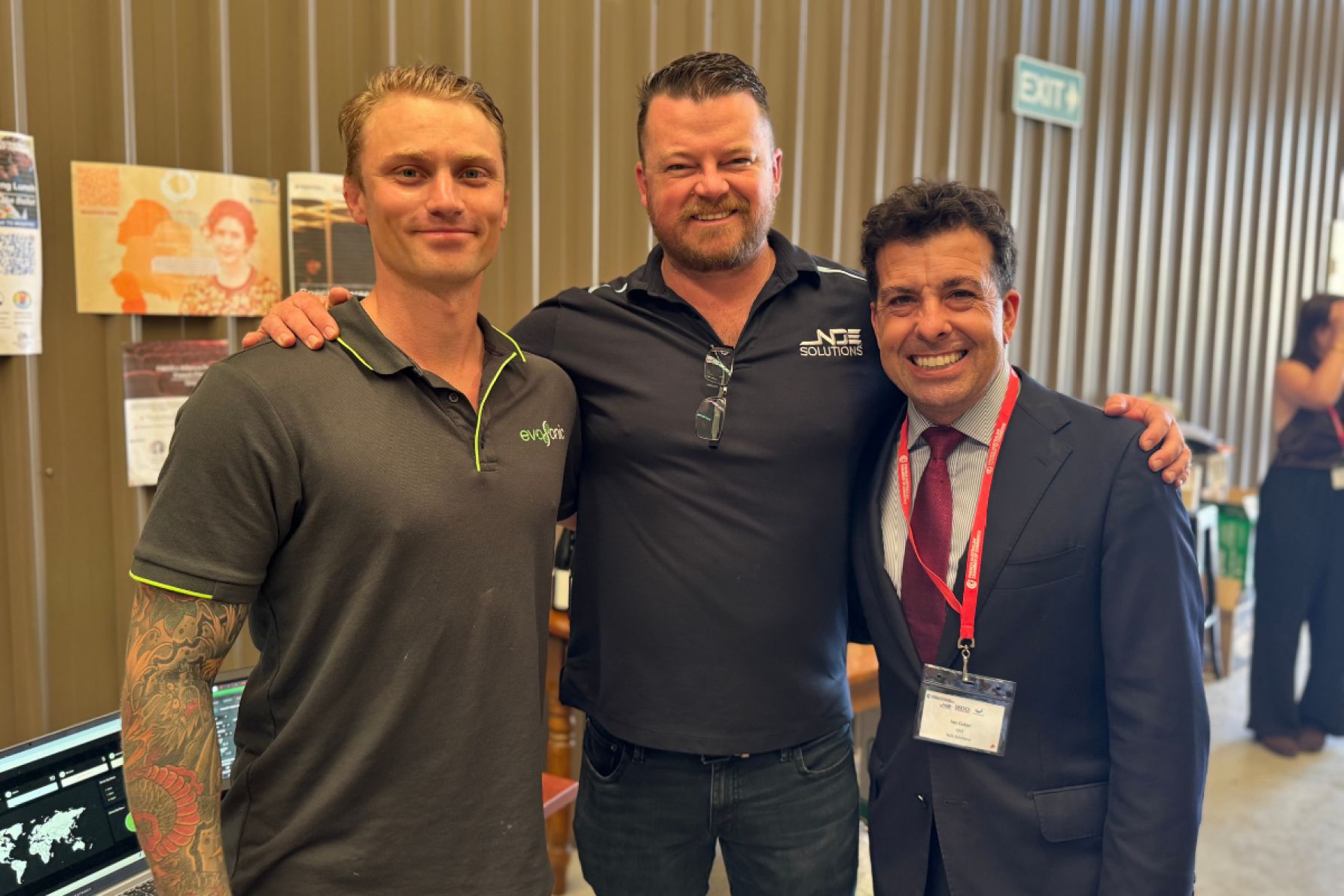 Nathan Frady, Josh Cleary and Ian Cocker