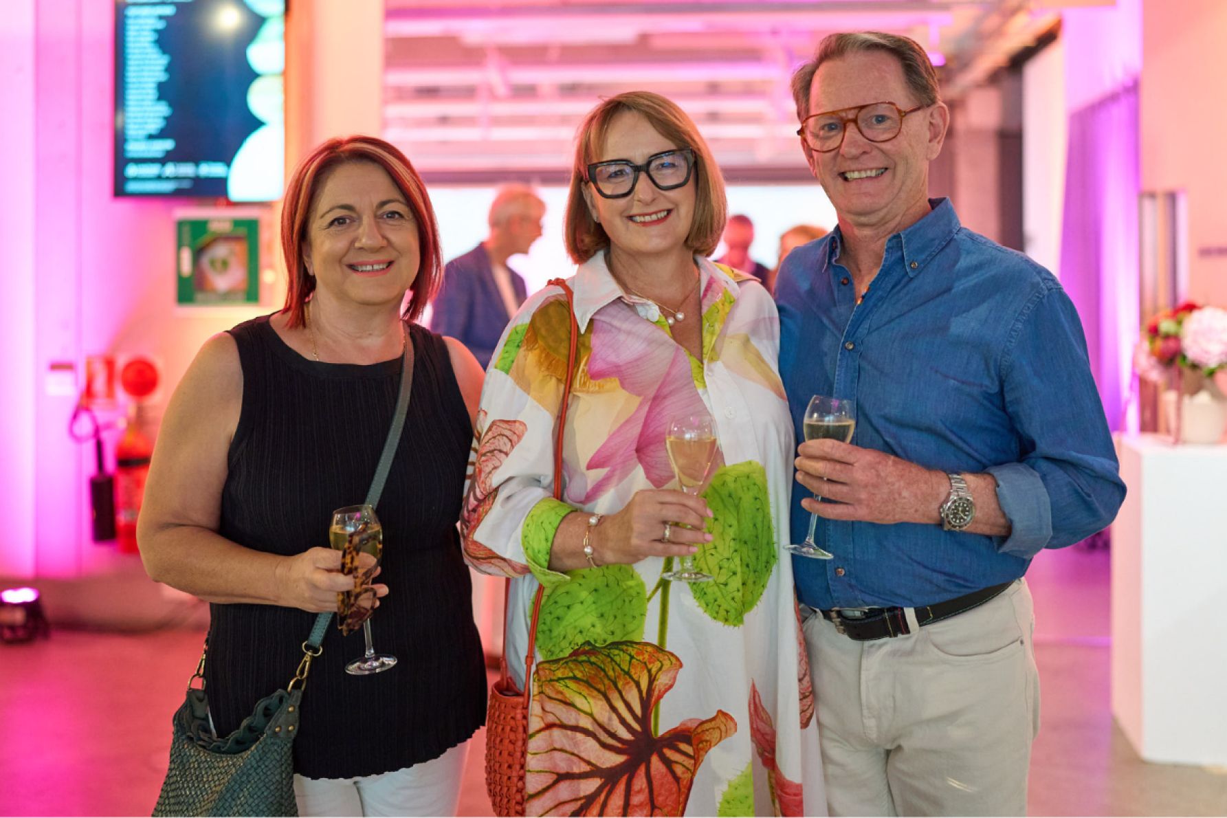 Patty Chehade, Angela Carey and Christopher Penny