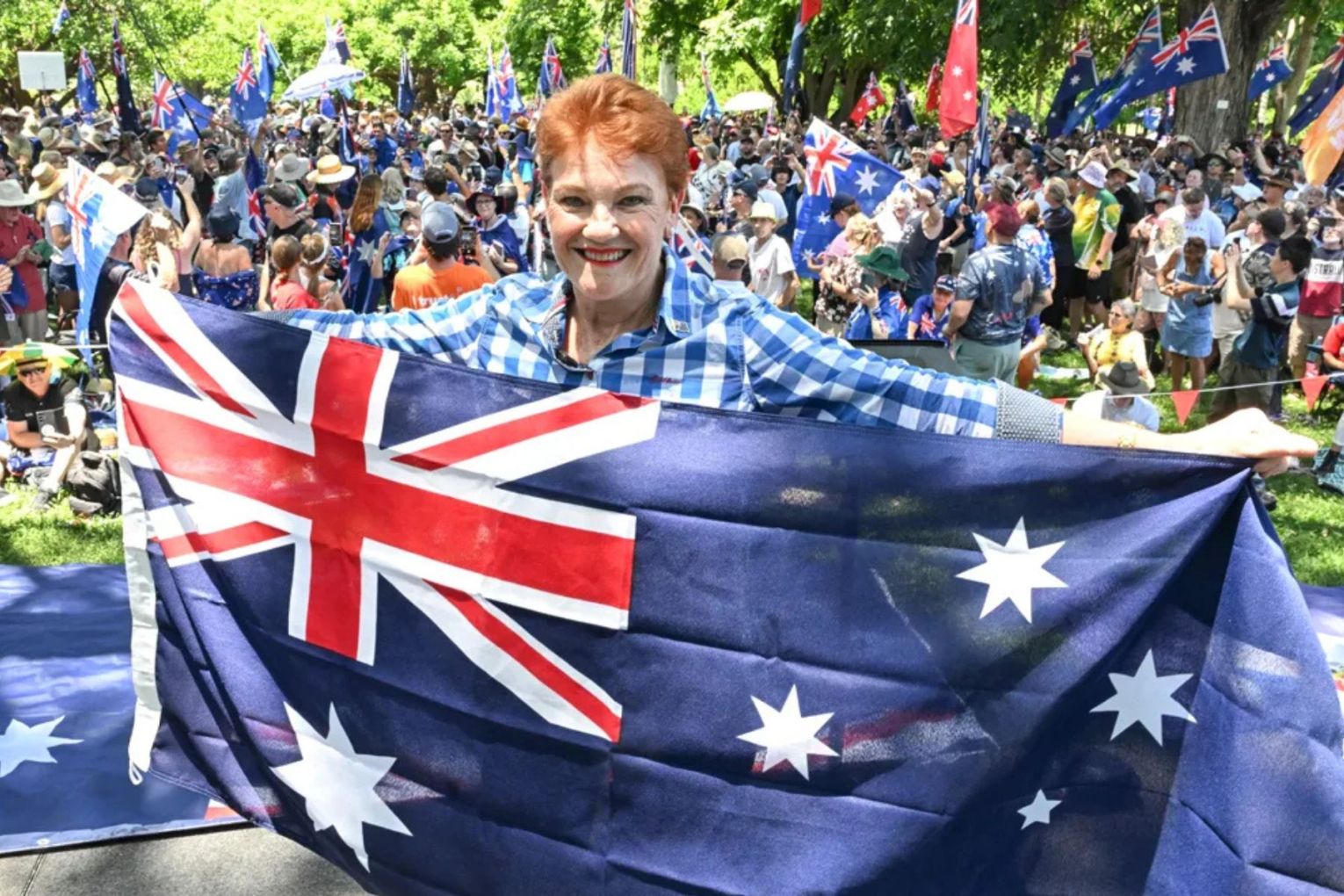 One Nation's popularity has spiked on the back of Pauline Hanson's anti-immigration stance.
