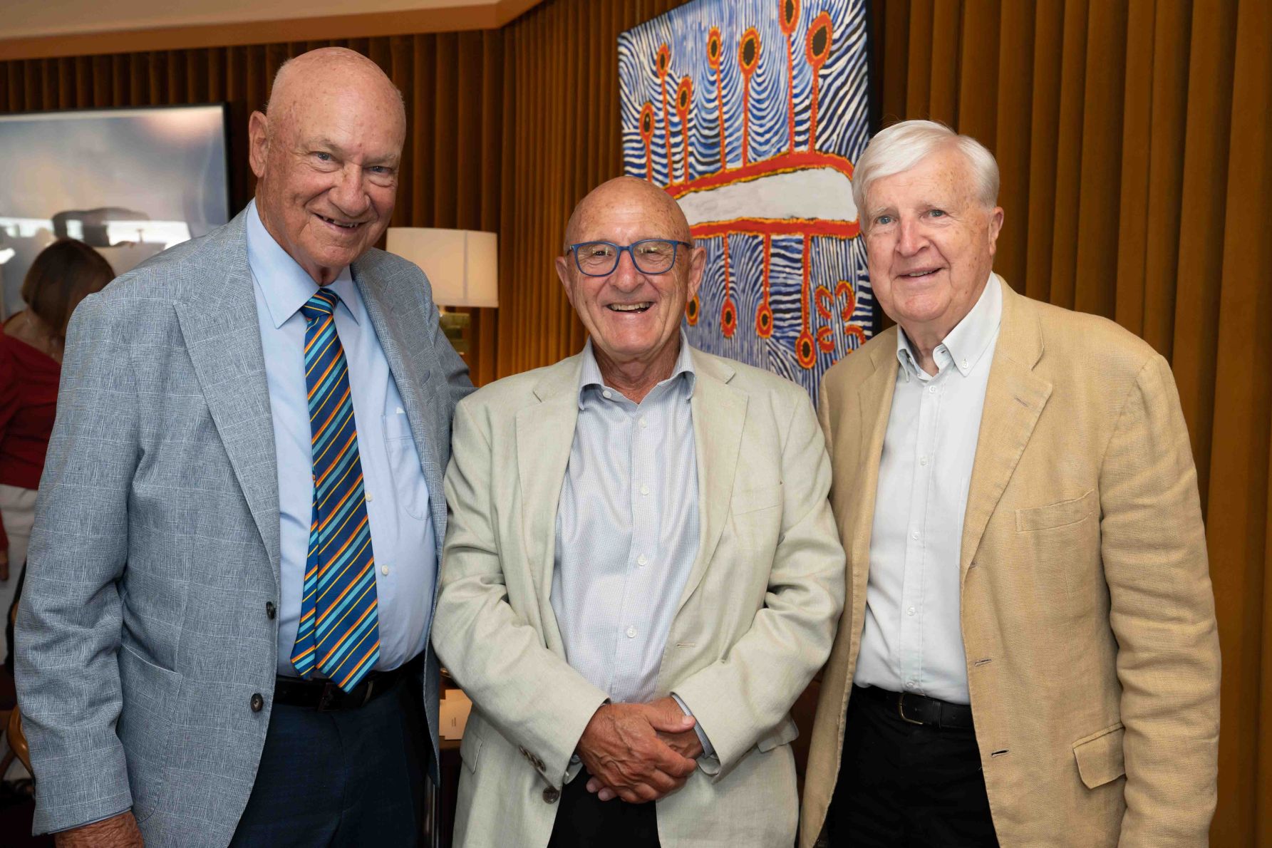 Roger Lang, John Sulan and Legh Davis