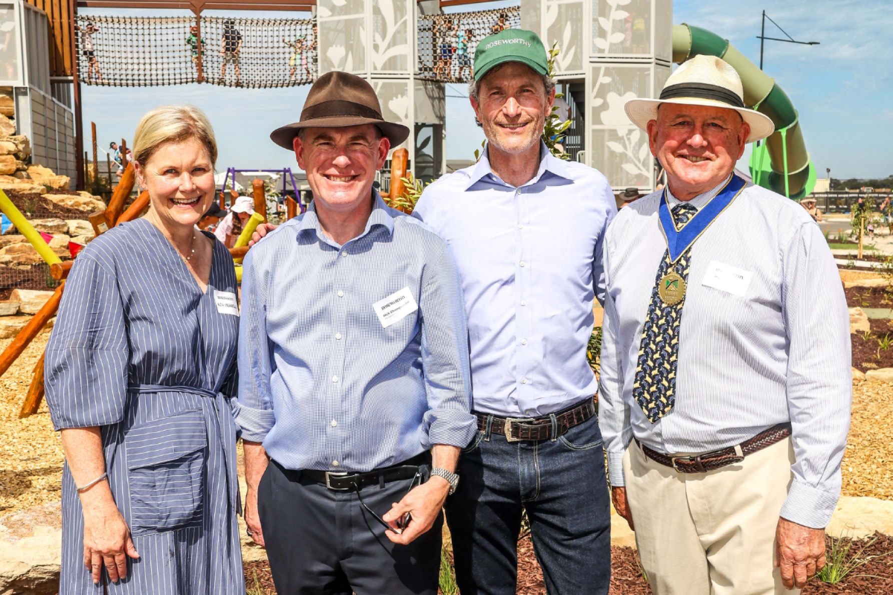 Ruth Vagnarelli, Nick Champion, Michael Hickinbotham and Bill Close