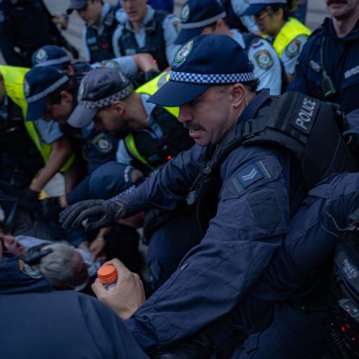 Thumbnail for Police ‘arrogance’: Call to drop Israeli president protest charges