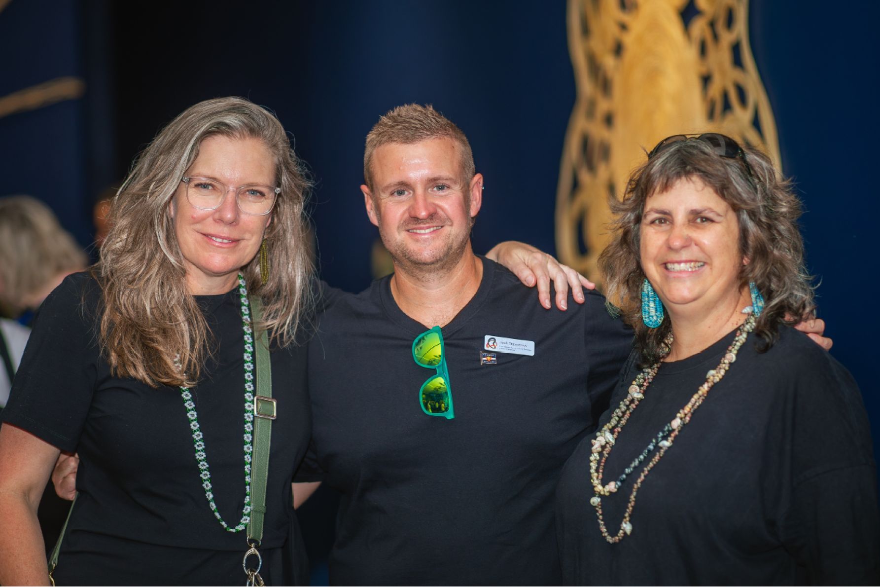 Samantha Yates, Josh Trevorrow and Natalie Harkin