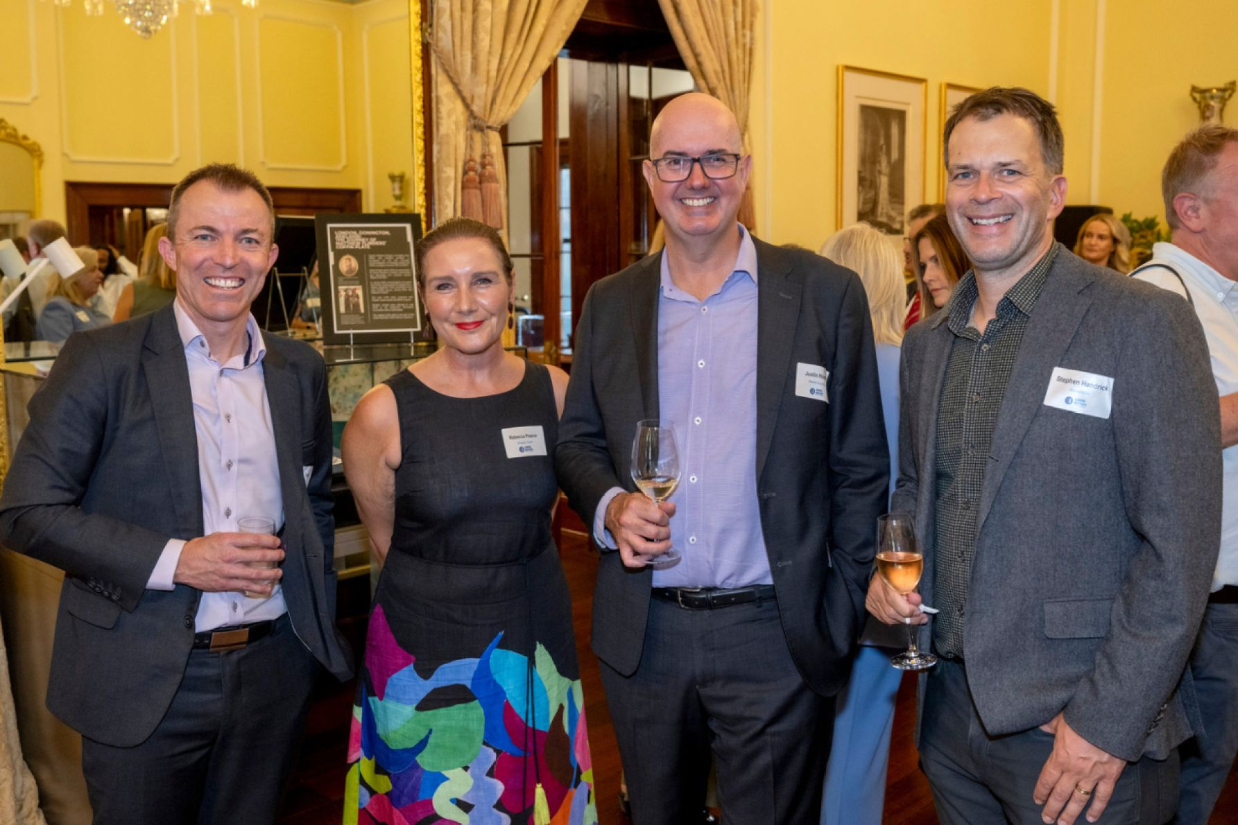 Shane Farley, Rebecca Pearce, Justin Hinora and Stephen Handrick