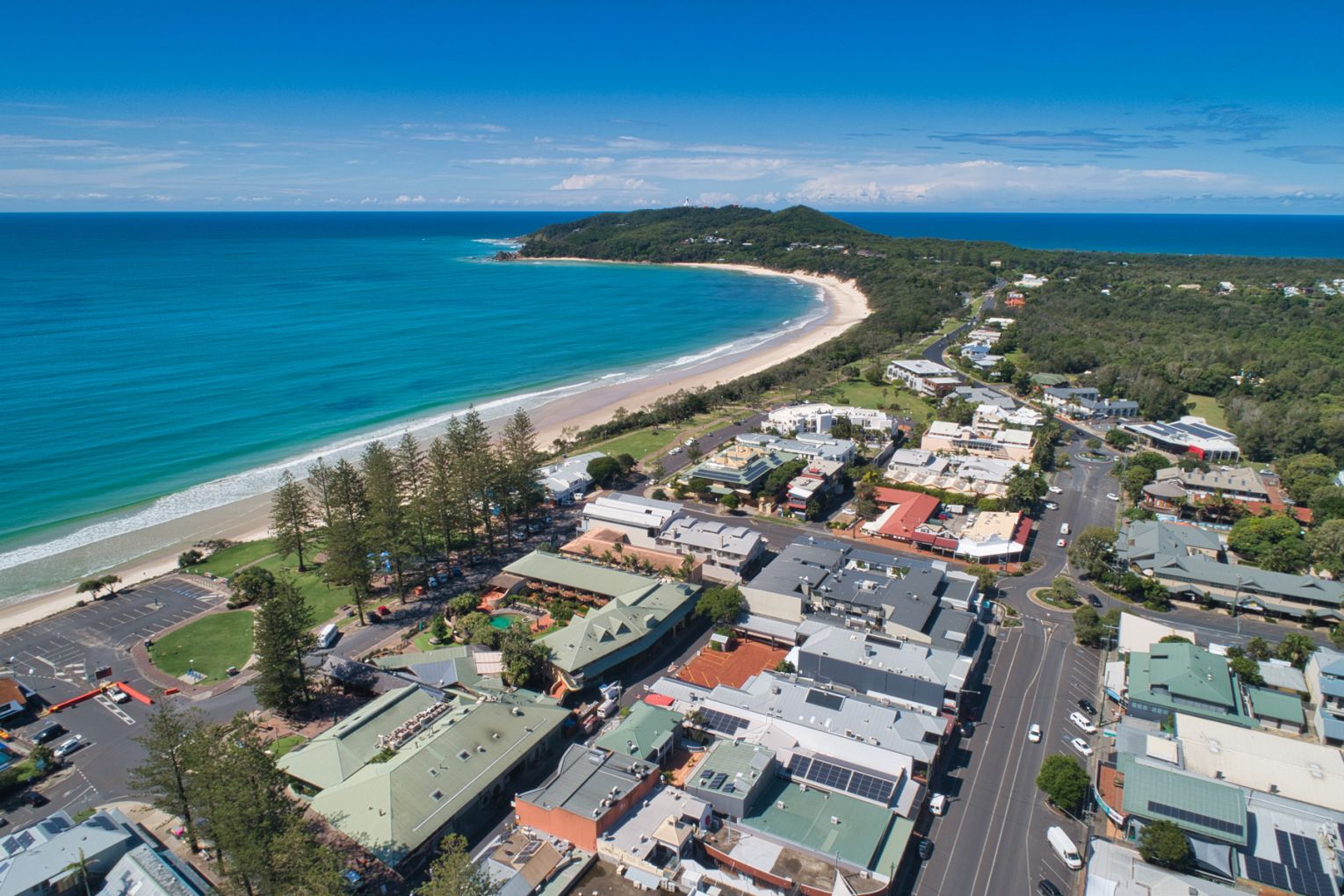Byron Bay foreshore, image credit: Josh Griffiths