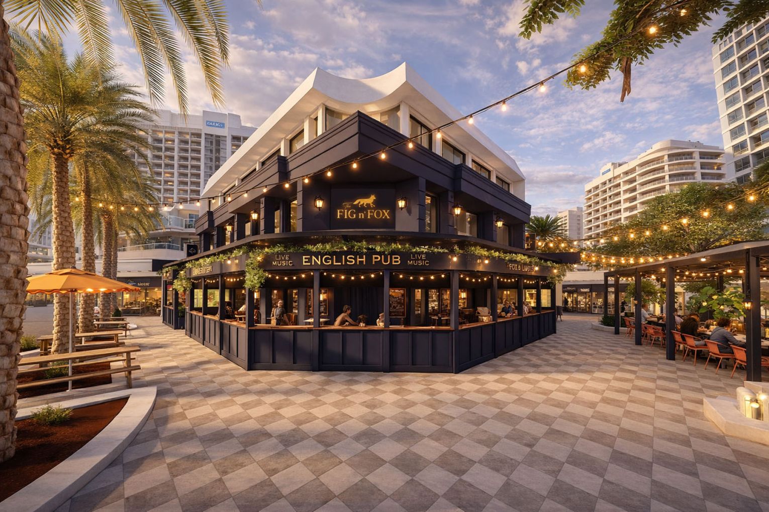 Artist impressions of The Fig ’n’ Fox by Artesian Hospitality, image credit: supplied