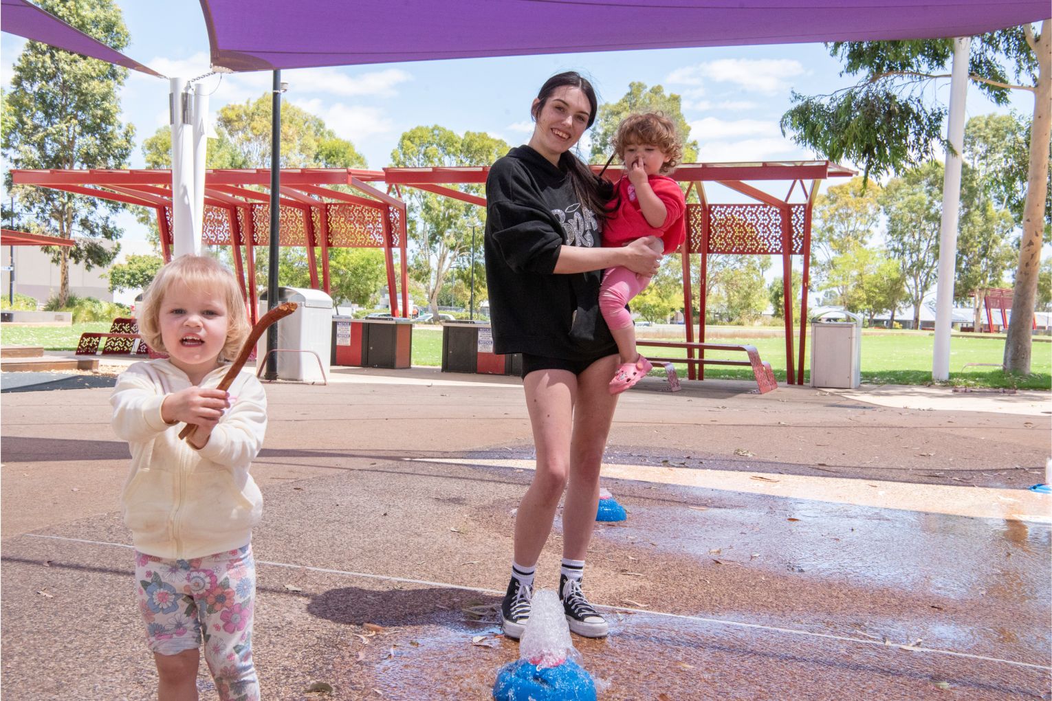 Tahlia Murphy and her family are loving life in Playford Alive.