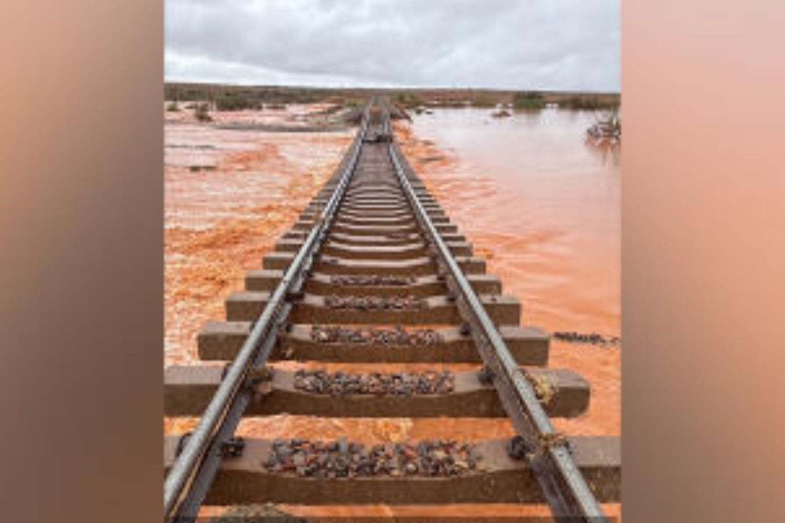Flooding has cut roads and rail in parts of SA as severe weather impacts multiple states. Picture: PR IMAGE PHOTO