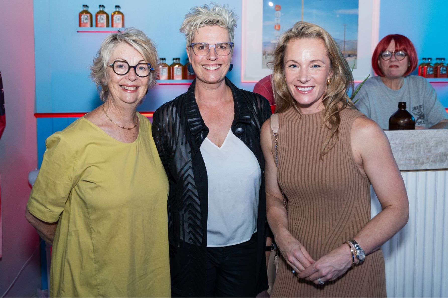 Jane Doyle, Becc Bates and Kay Burton