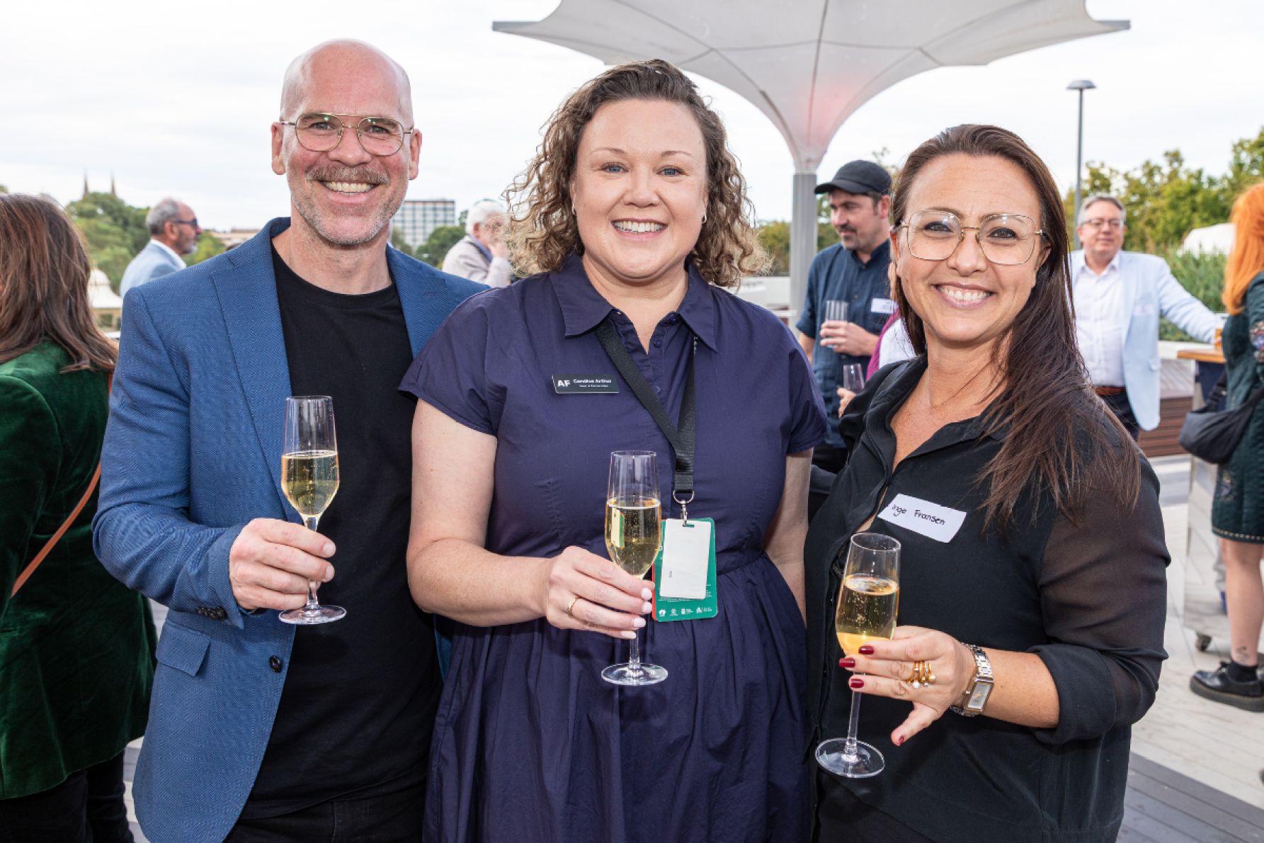 Andrew Munro, Candice Arthur and Inge Fransen