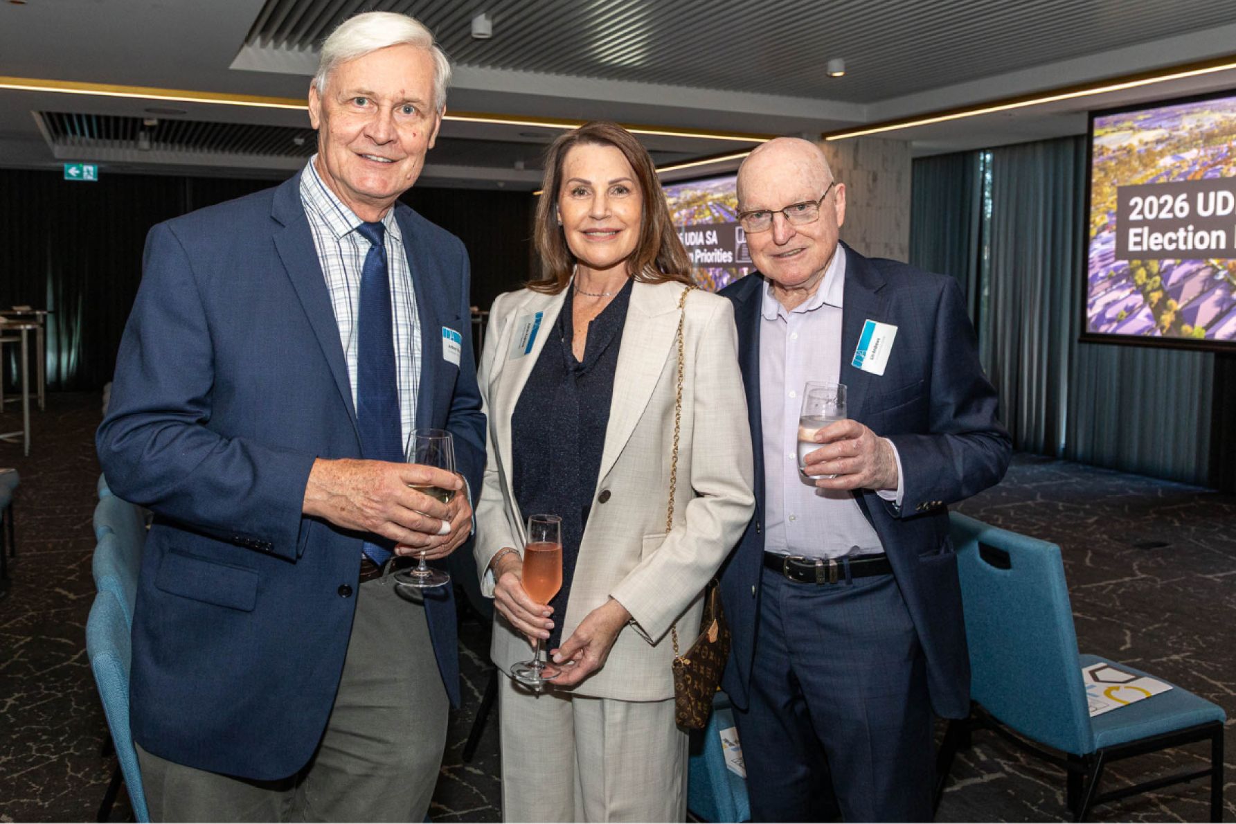 Anthony Moore, Karen Andrews and Lin Andrews