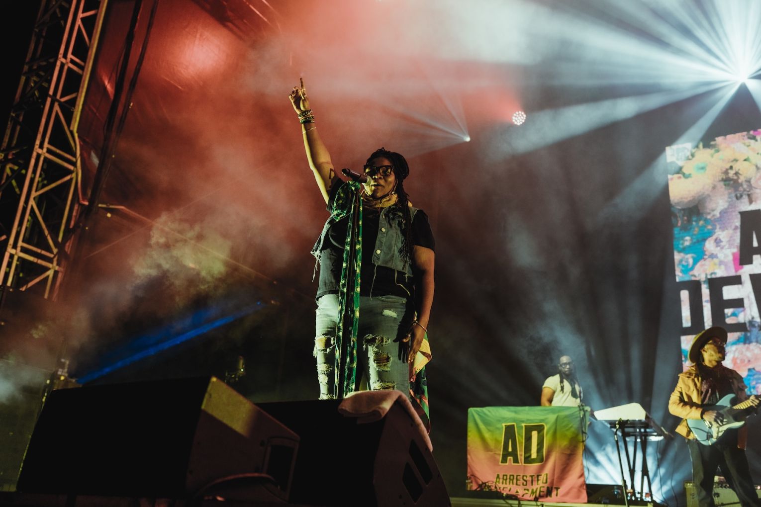 Arrested Development performed on Monday night. Photo: Saige Prime / Supplied