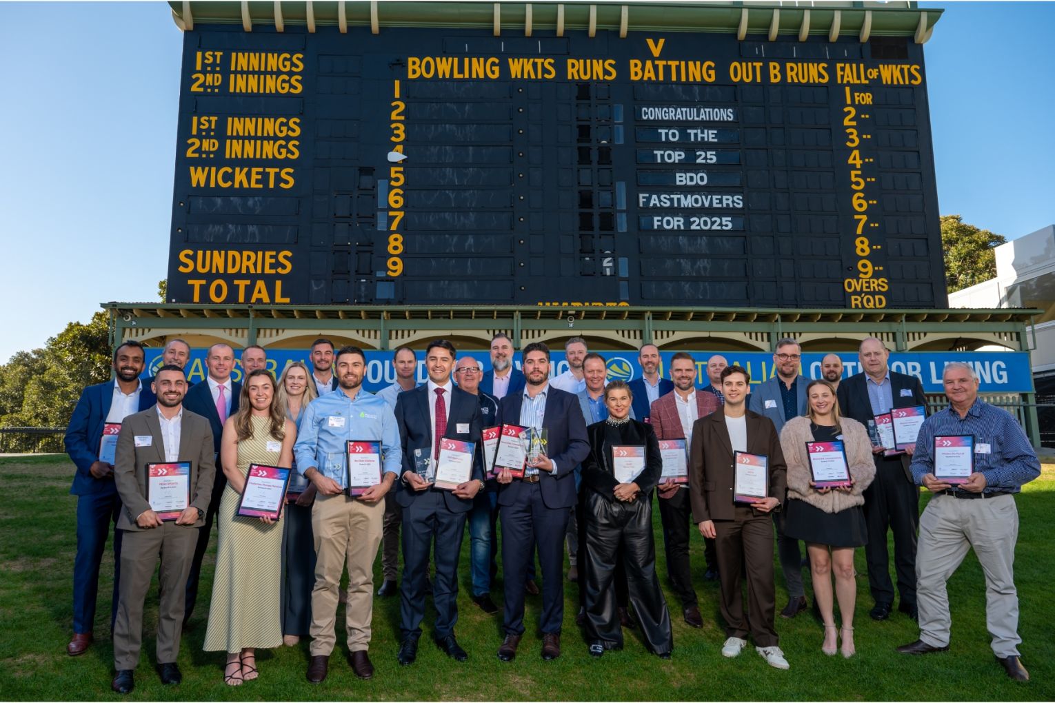 2025 BDO Fast Movers Top 25 finalists. Photo: Supplied