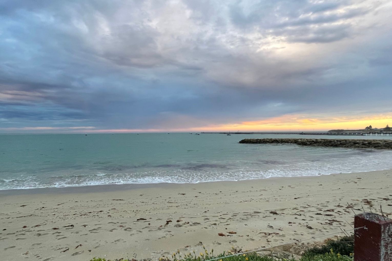 Three fishermen went missing near Beachport on the weekend. Picture: Beachport Caravan Park Facebook