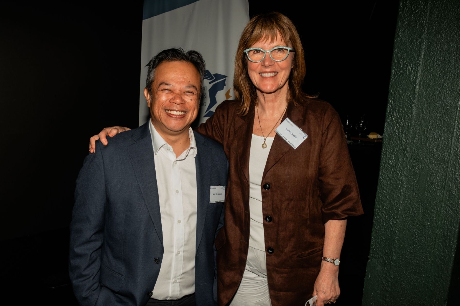 Ben de Guzman and Judith Sellick