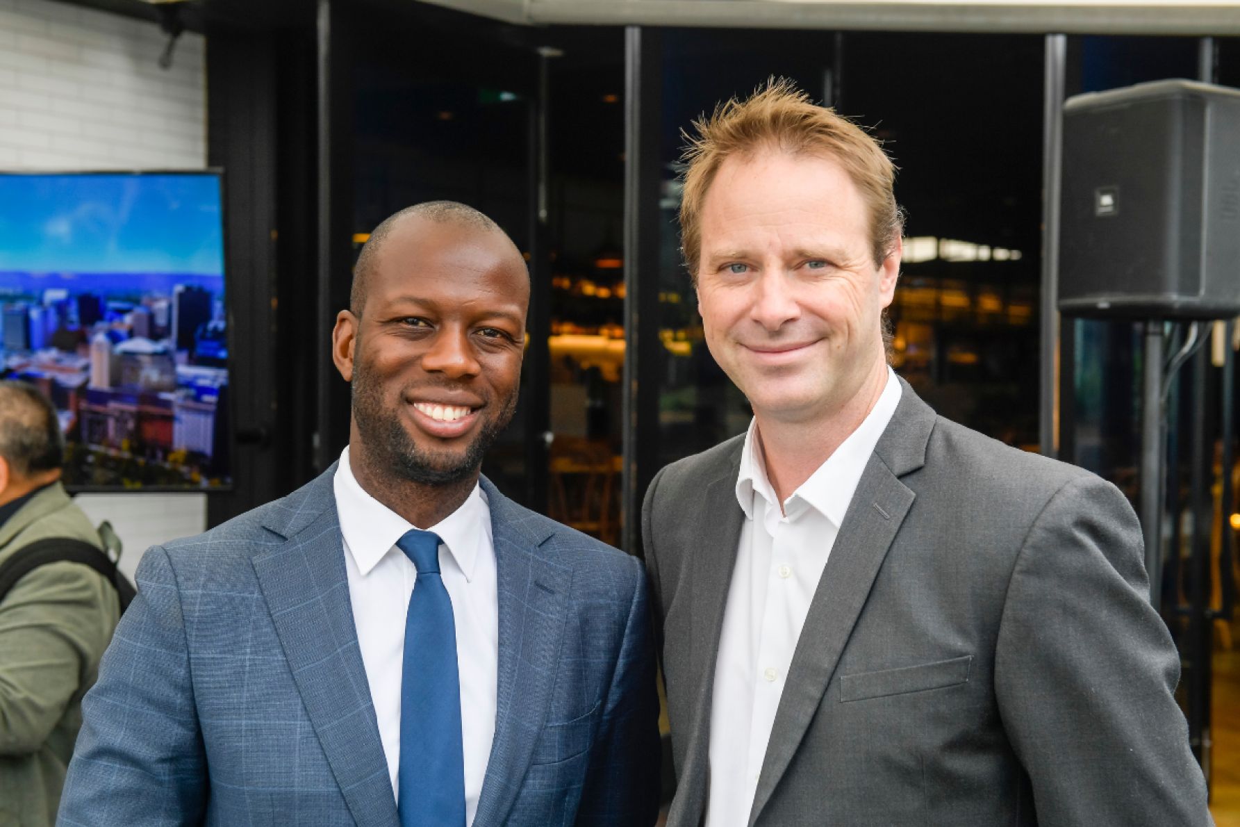 Bruce Djite and Thomas Herraman