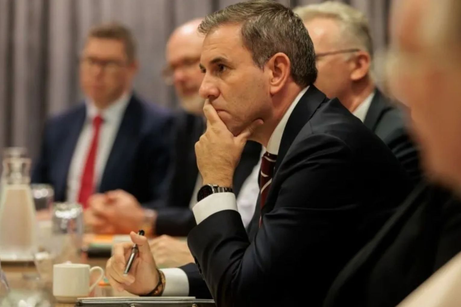 Treasurer Jim Chalmers says the private economy has contributed to inflationary pressures. 