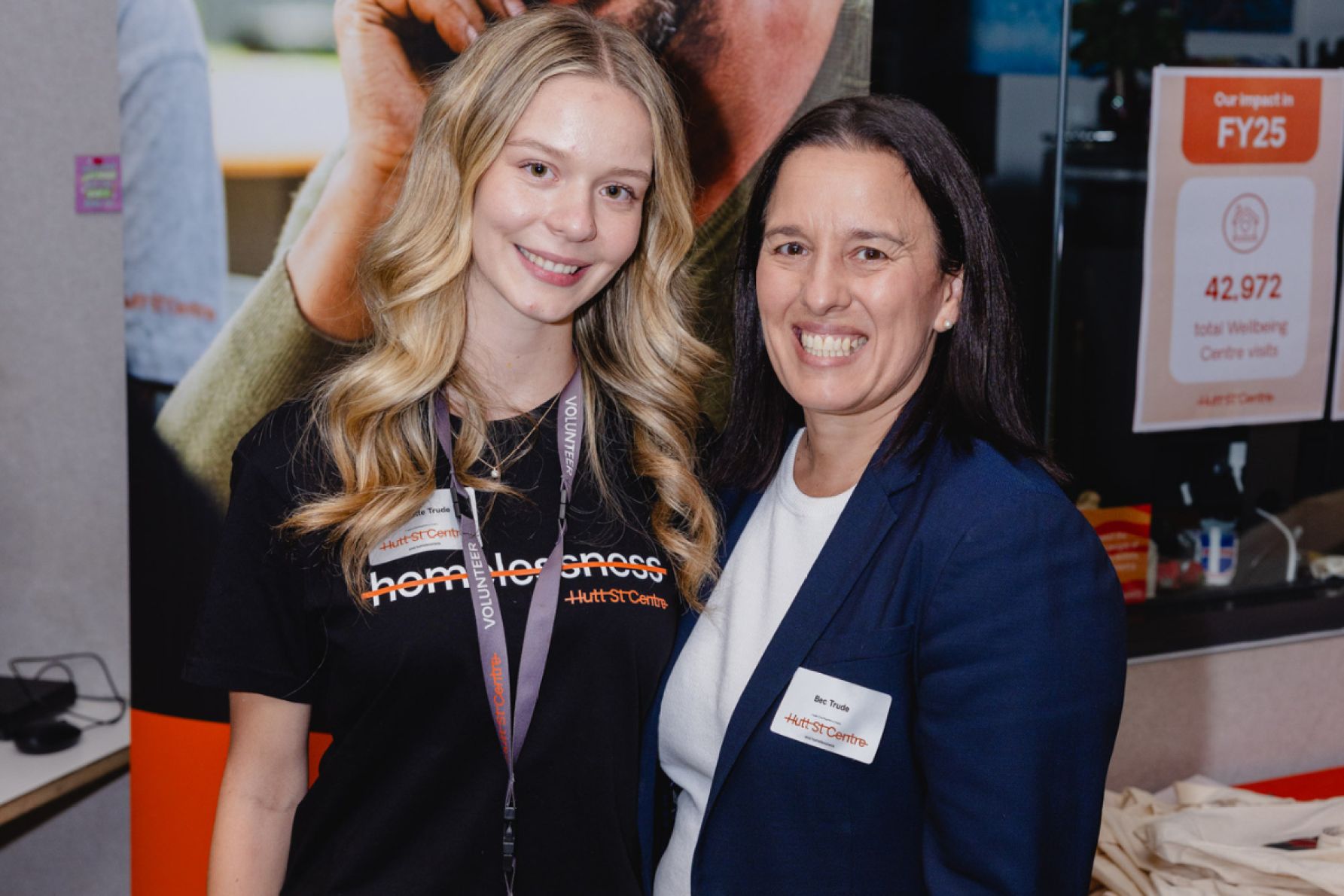 Charlotte Trude and Bec Trude