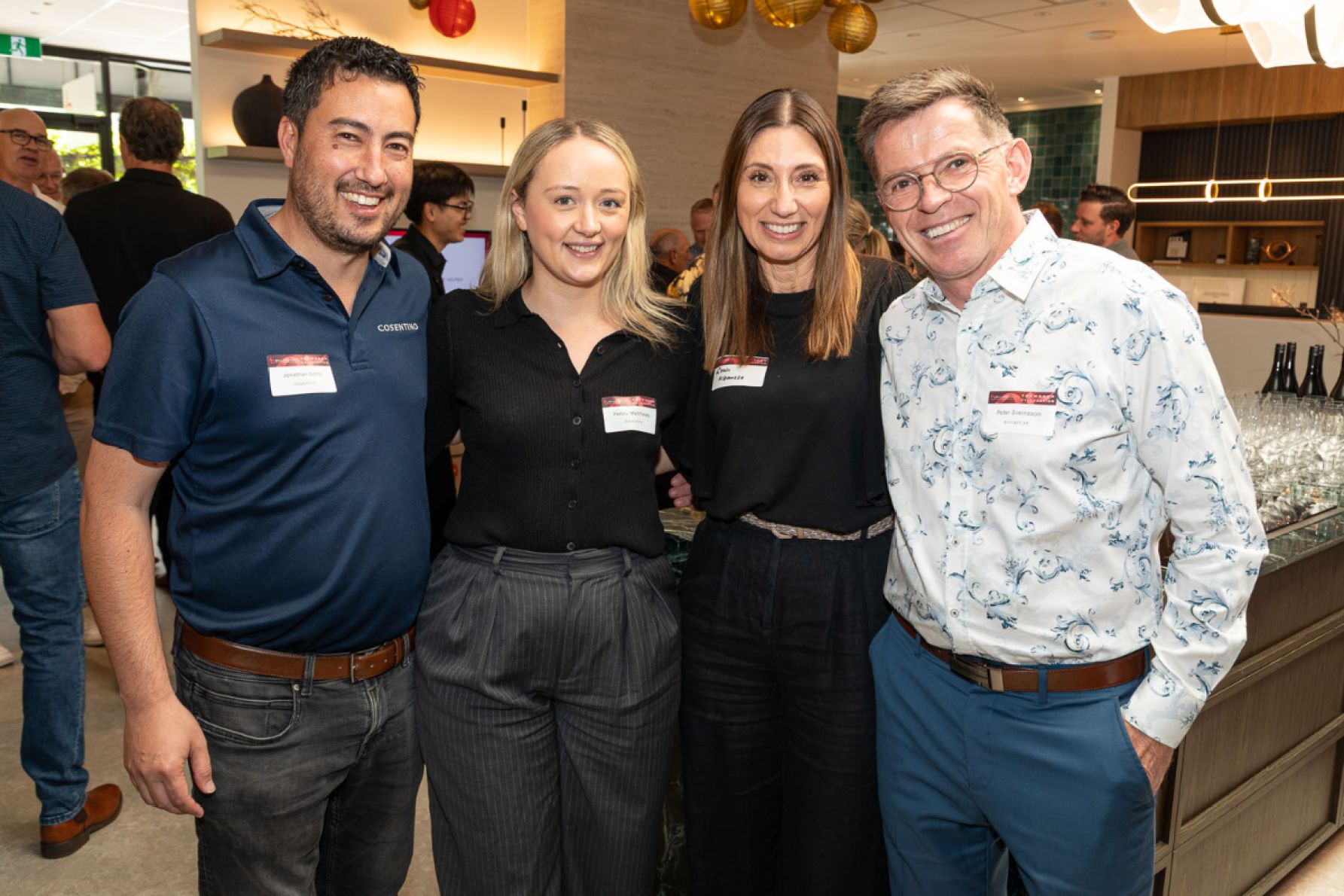 Jonathan Betts, Penny Matthews, Leah Albanese and Peter Sveinsson