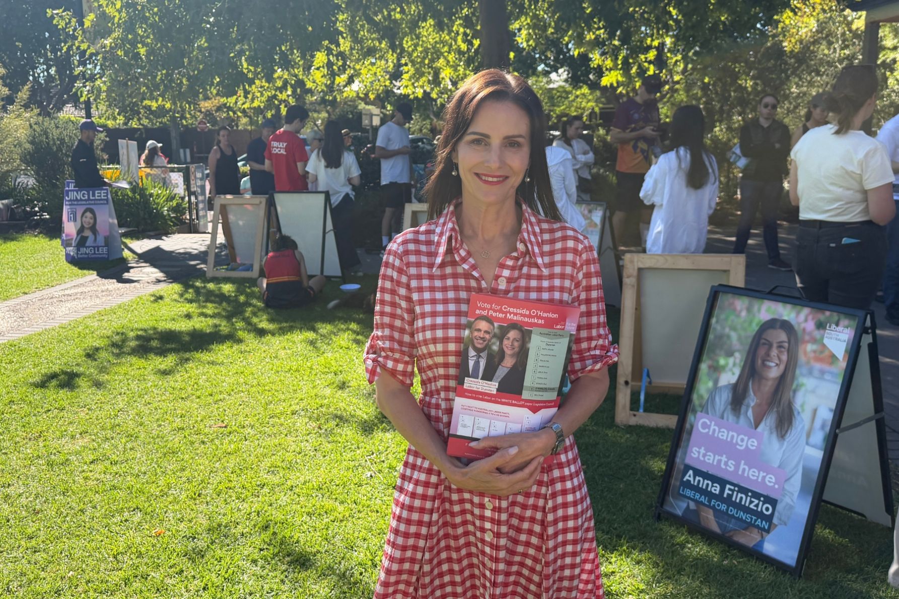 Cressida O'Hanlon is hoping to retain her seat in Dunstan. Photo: David Simmons/InDaily