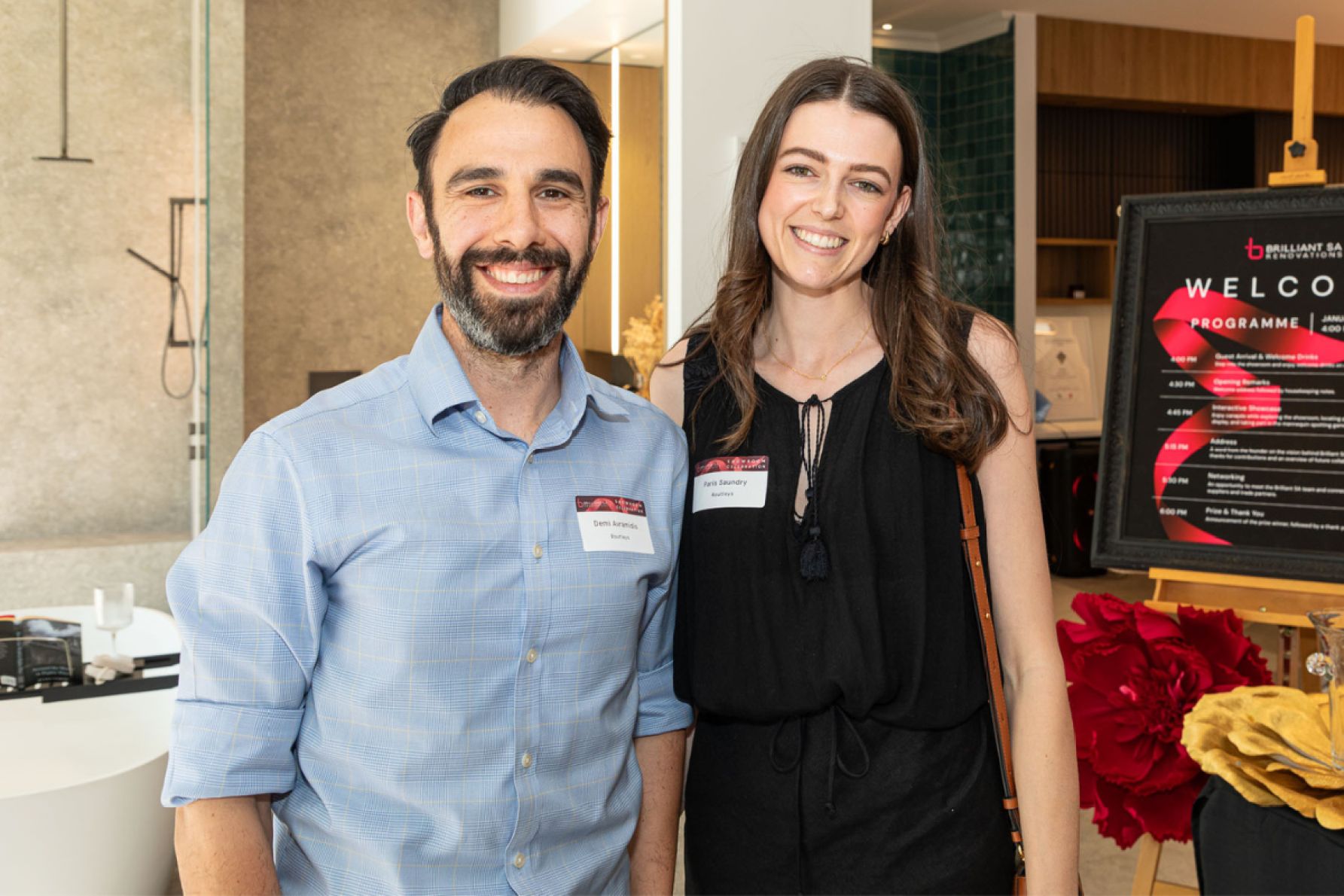 Demi Avramidis and Paris Saundry