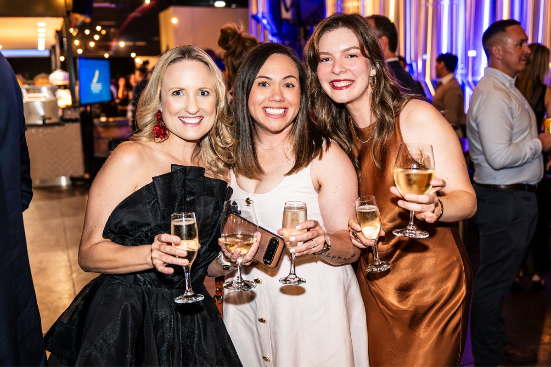 Erin Bishop, Annie Simpson and Zoe Hill