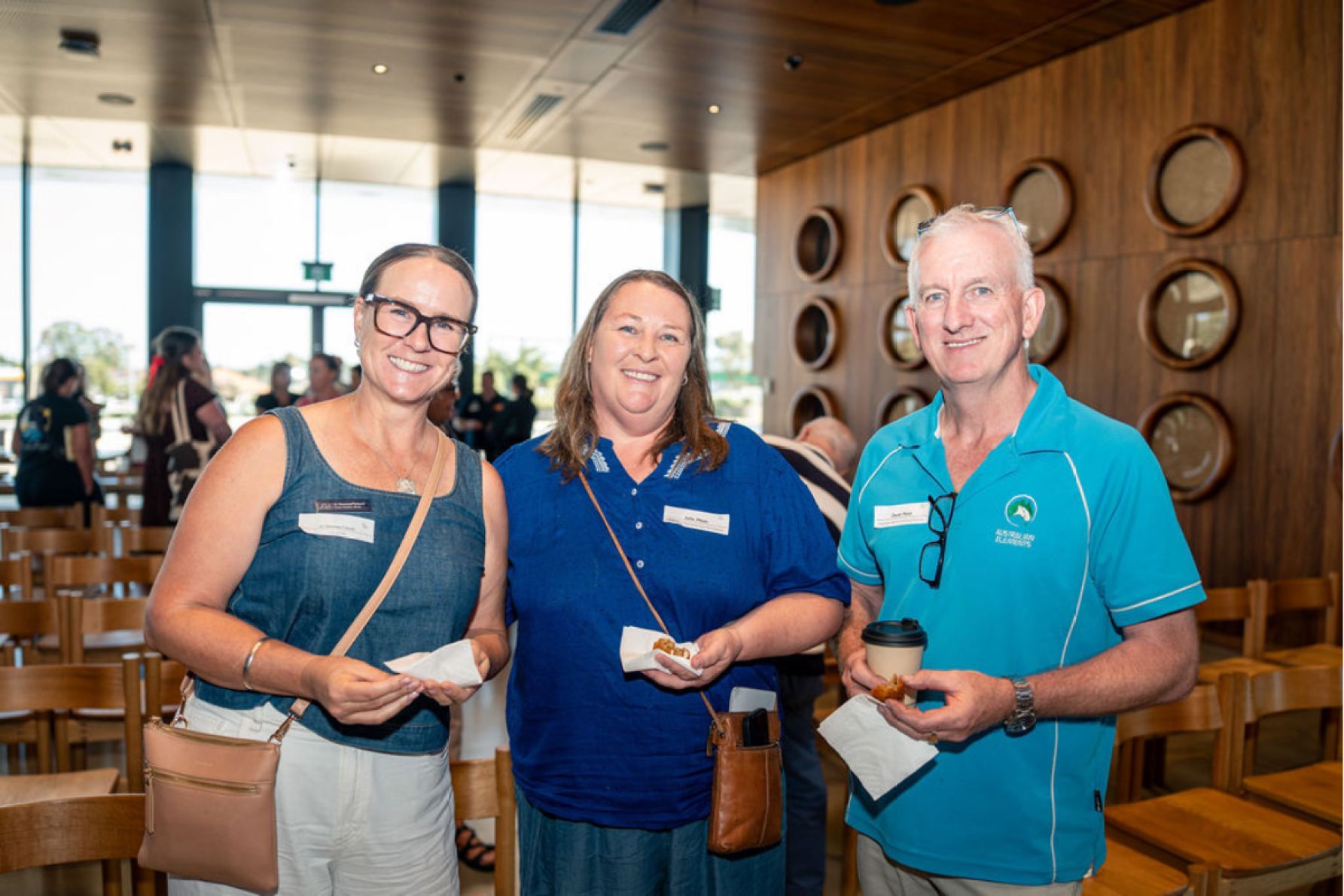Vanessa Tulloch, Julie Moss and David Moss