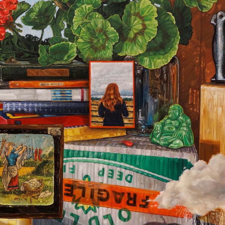 Thumbnail for Jasmine Crisp paints with restless energy and empathetic spirit