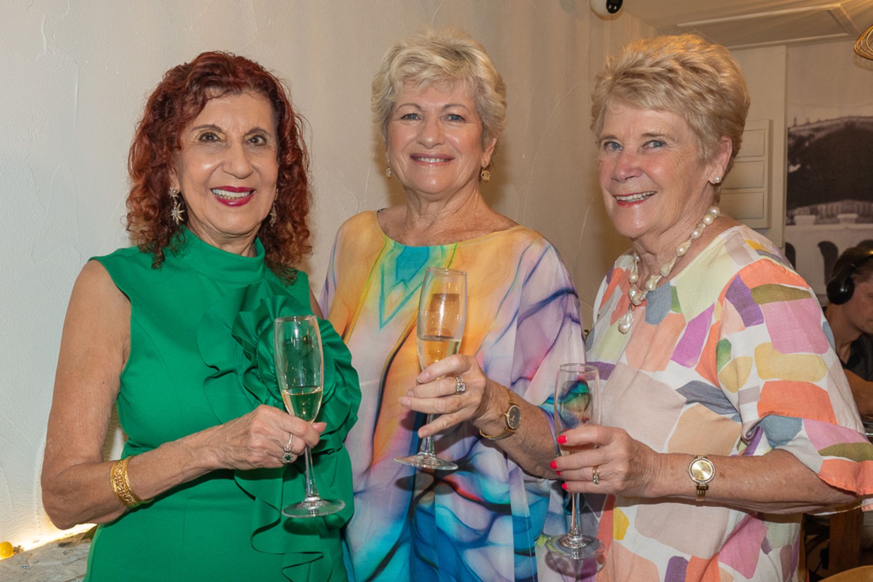 Marilyn West, Elizabeth Honisett and Madonna Connolly