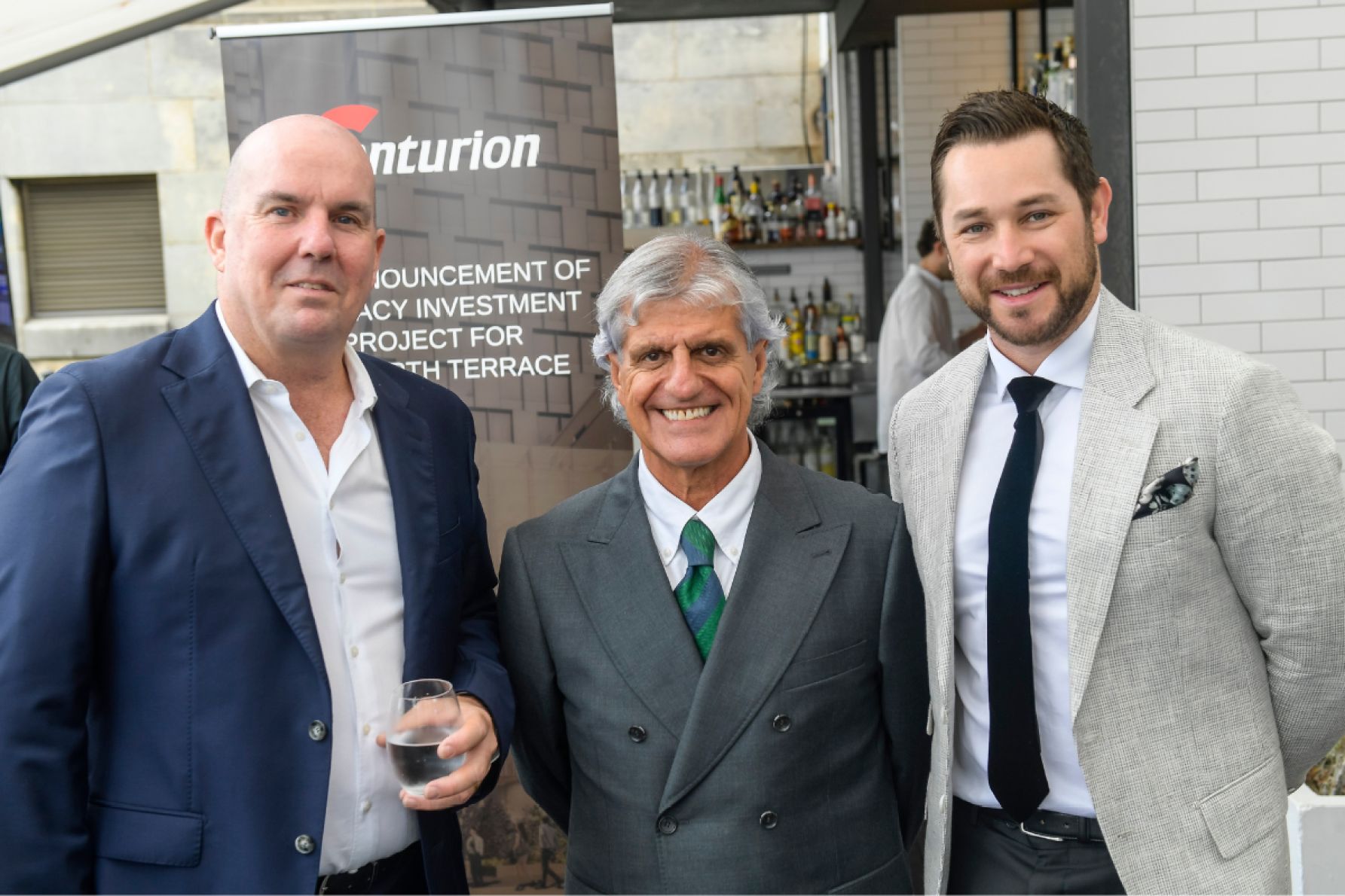 Justin Barrett, Dominic Pangallo and Anthony Bulger