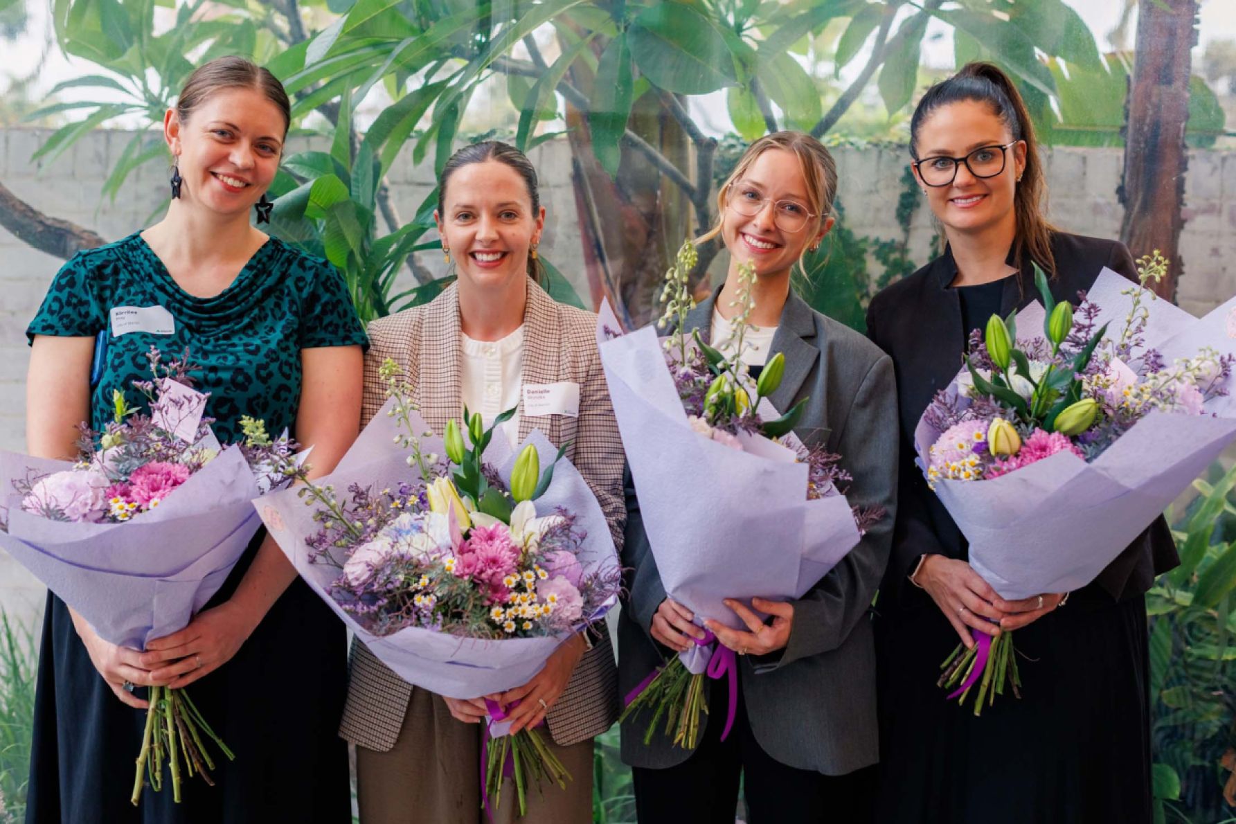 Kirrilee Hay, Danielle Wundke, Ella Reid and Dana Bartlett