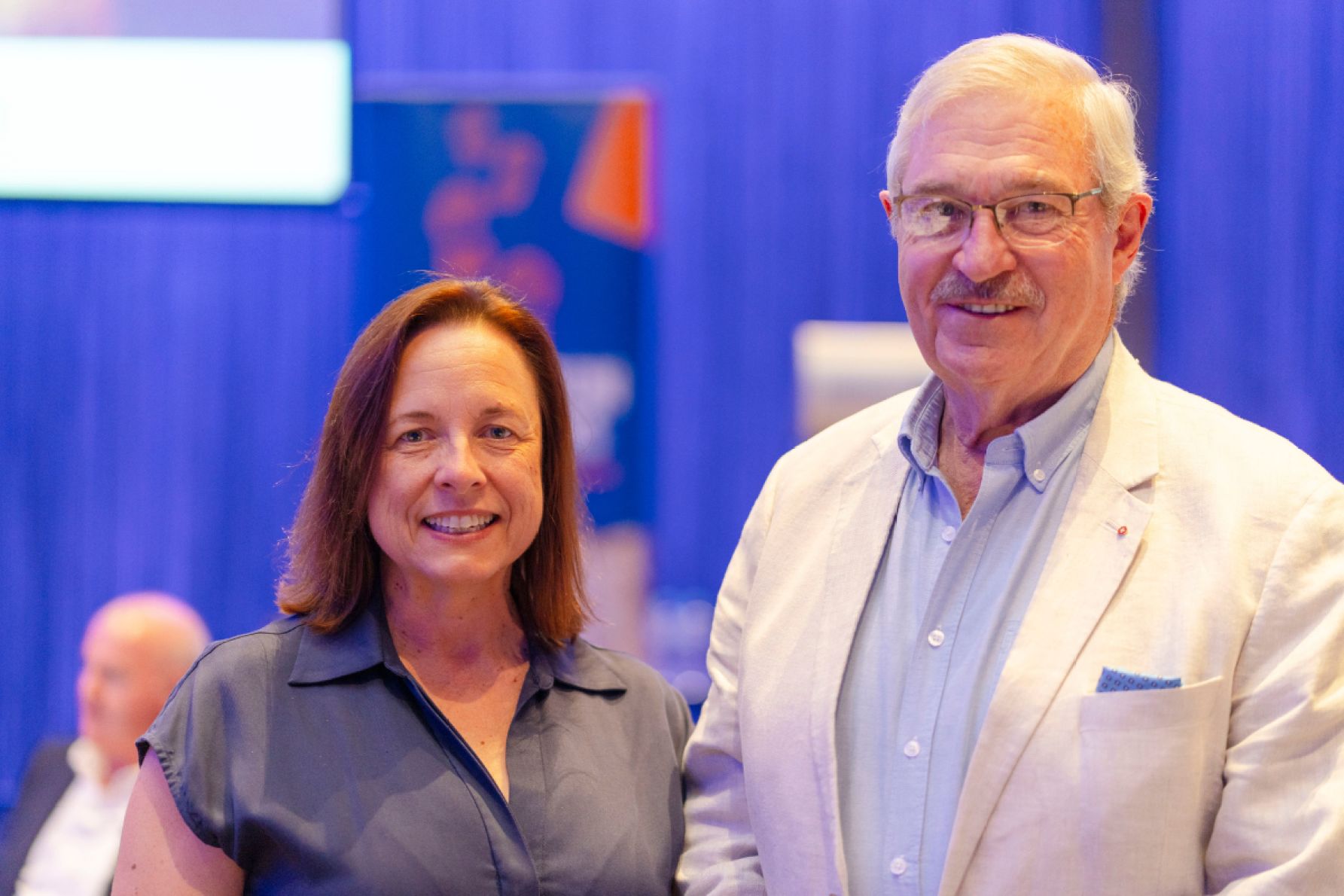 Kylie McCullah and Geoff Walsh