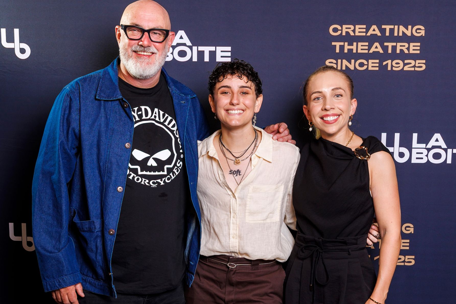 Cast members Hayden Spencer, Billy Fogarty and Maddison Burridge