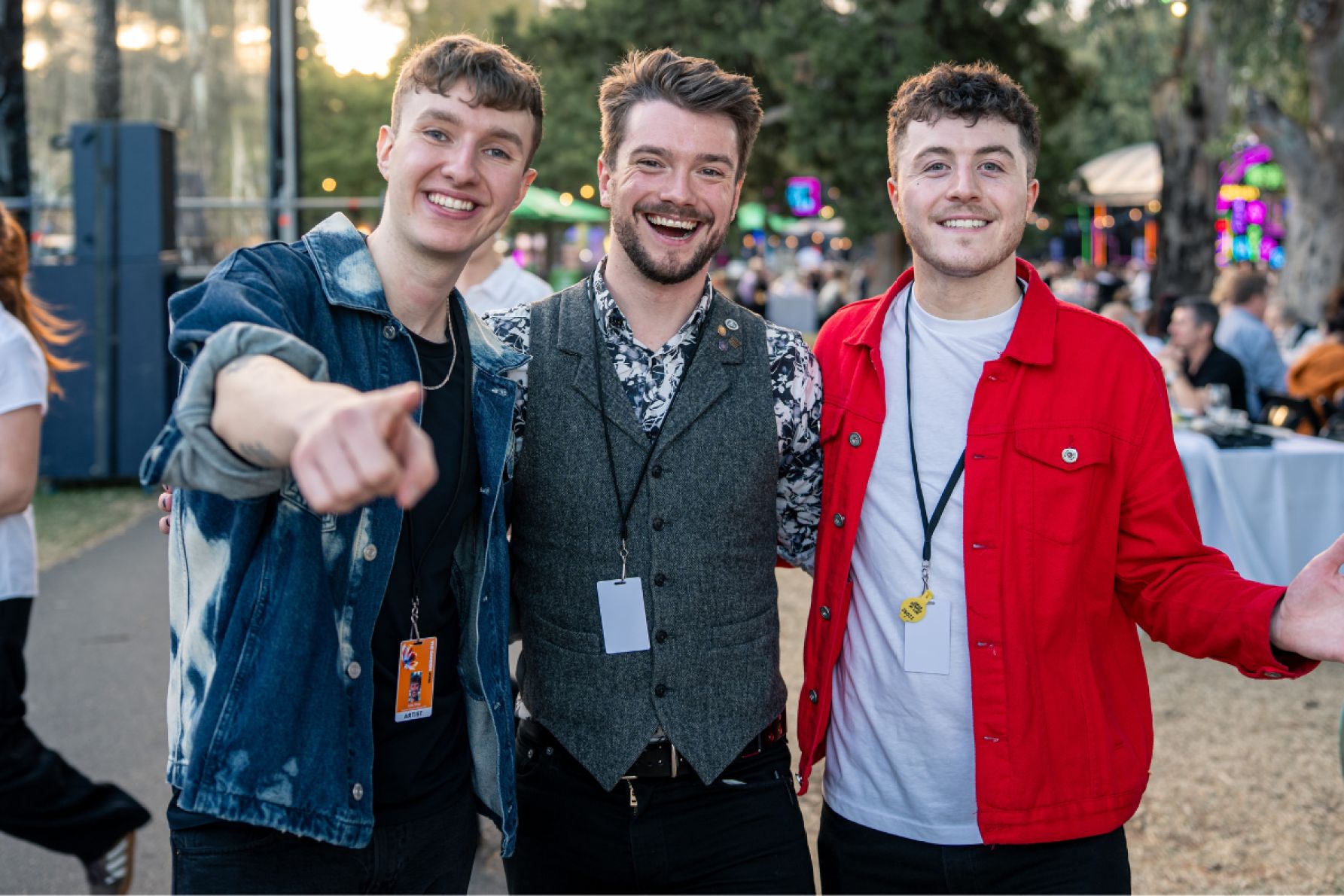 Luke Osey, Cameron Gibson and Tom Bolton
