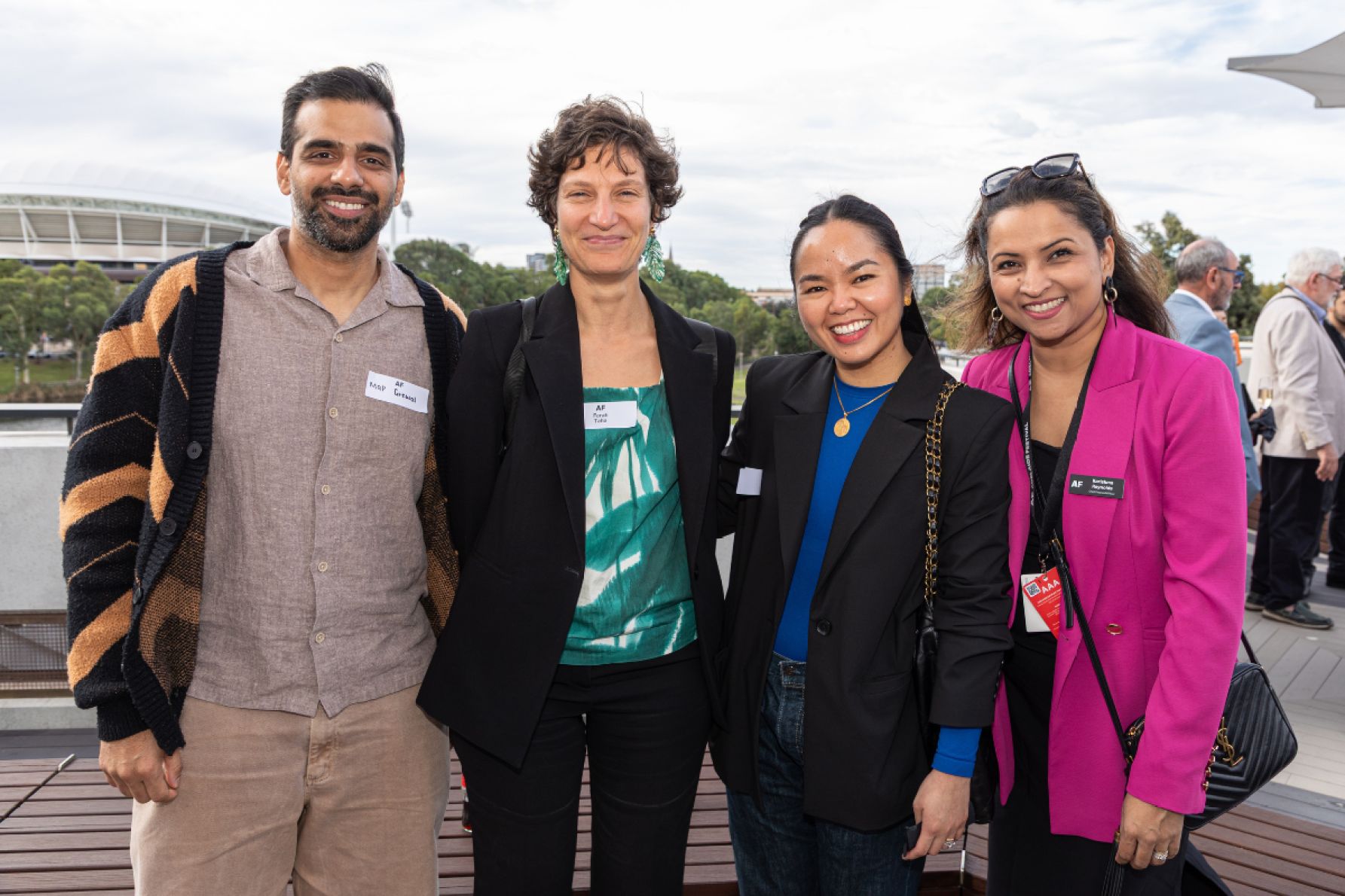 Mamp Grewal, Farah Taha, MJ Pena and Karishma Reynolds