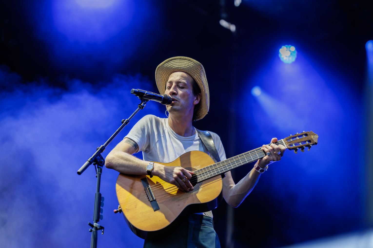 New Zealand singer-songwriter Marlon Williams on the Foundation Stage at WOMADelaide 2026. Photo: Ben Kelly.