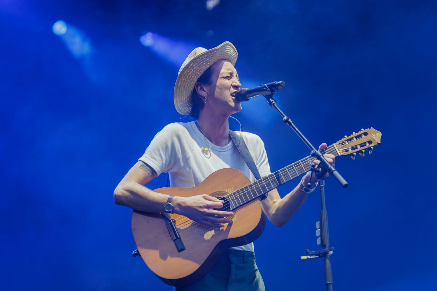 New Zealand singer-songwriter Marlon Williams on the Foundation Stage at WOMADelaide 2026. Photo: Ben Kelly.