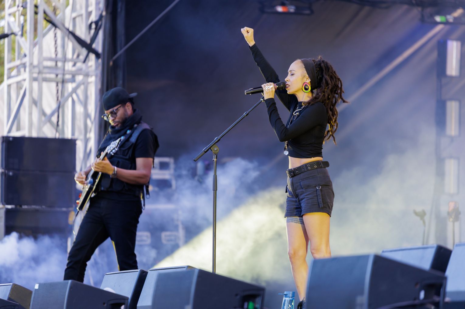 Nattali Rize at WOMADelaide 2026. Photo: Ben Kelly.
