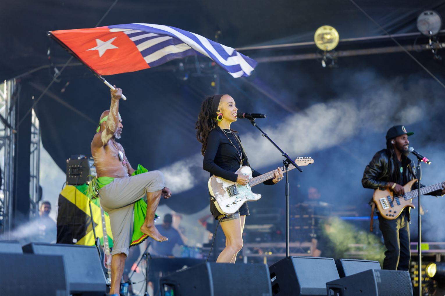 Nattali Rize at WOMADelaide 2026. Photo: Ben Kelly.