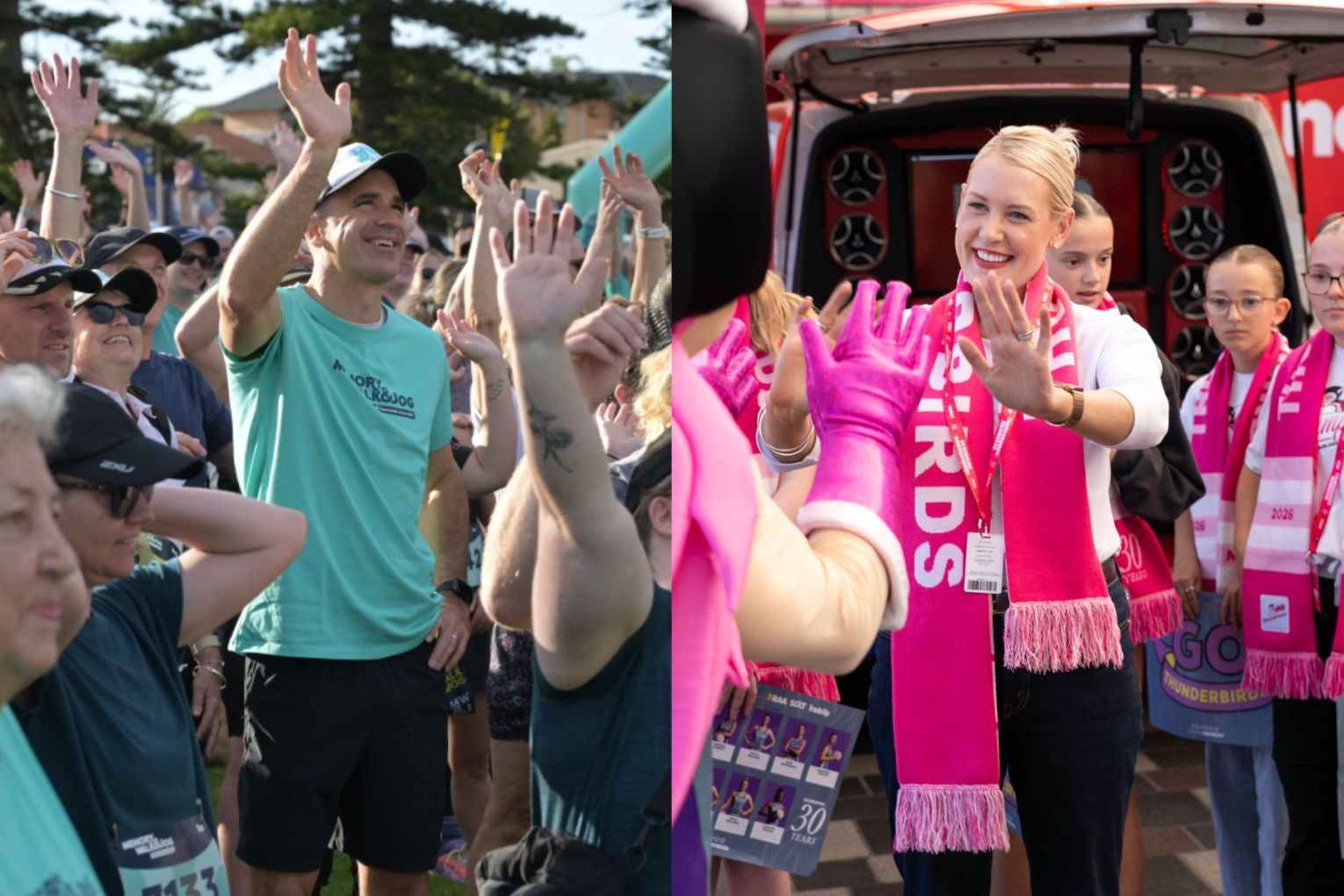 Ready to hand it over to voters. Premier Peter Malinauskas and Liberal Leader Ashton Hurn on the campaign trail over the weekend. 