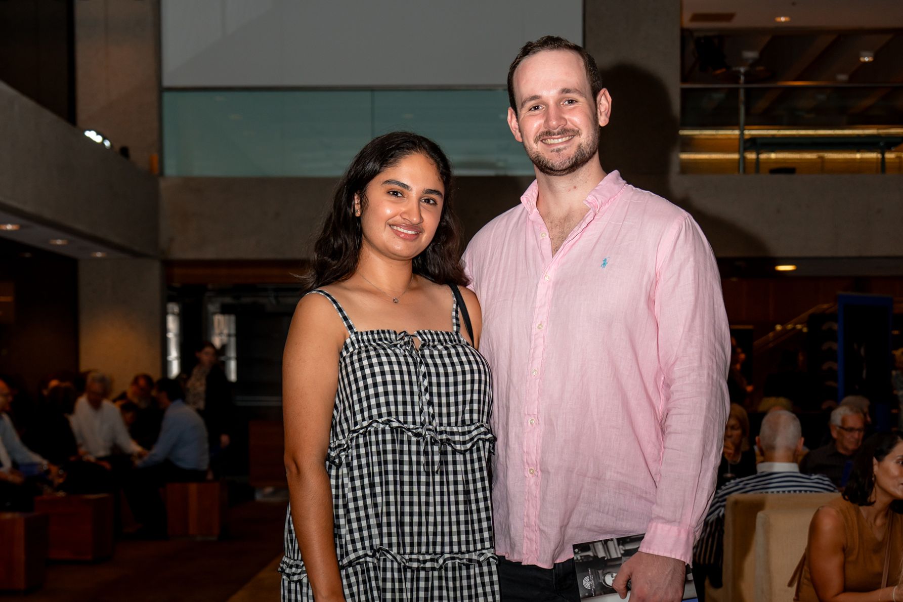 Bella Busby and Matthew Teakle