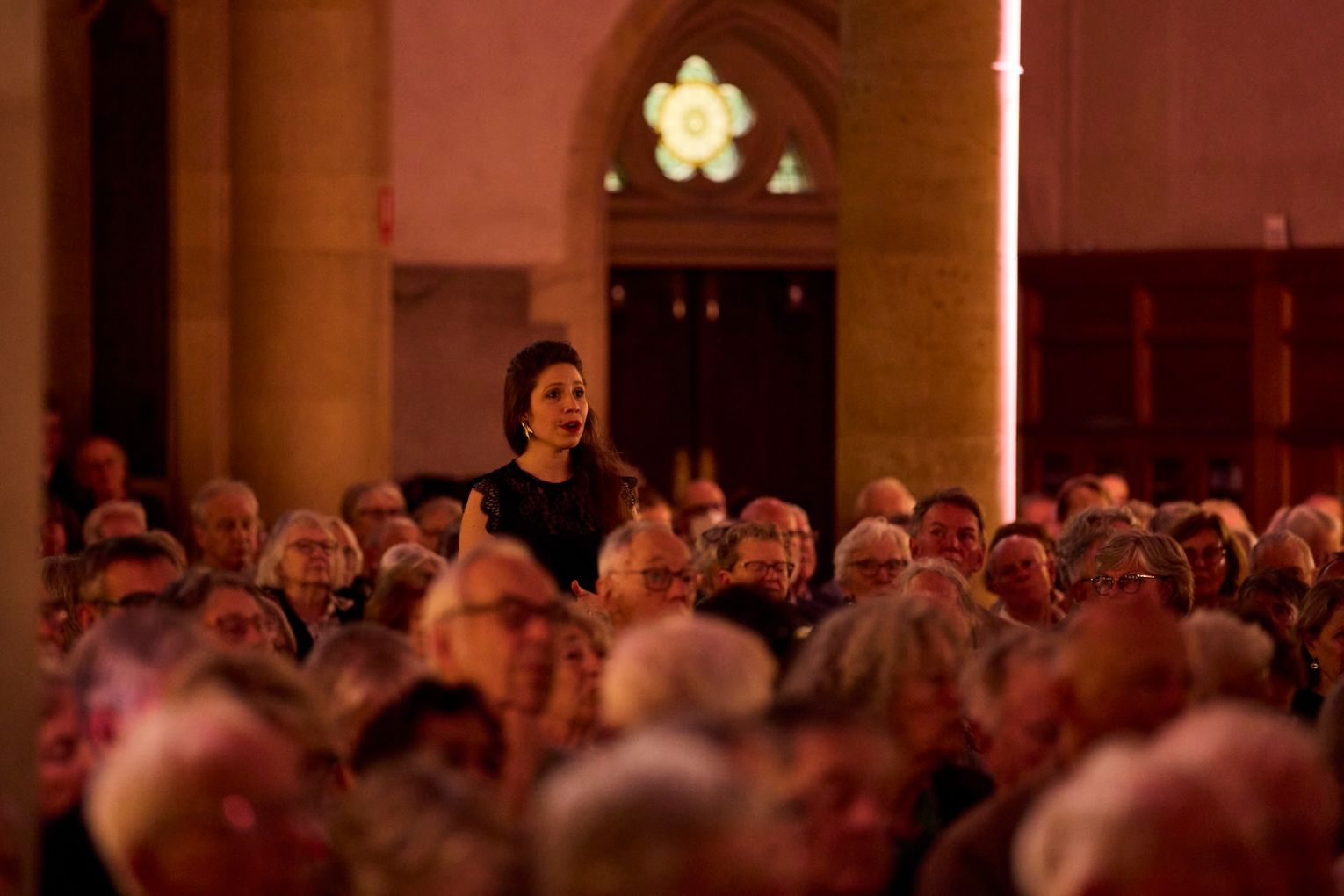 Ensemble Pygmalion perform at St Peter's Cathedral. Photo: Claudio Raschella / Supplied