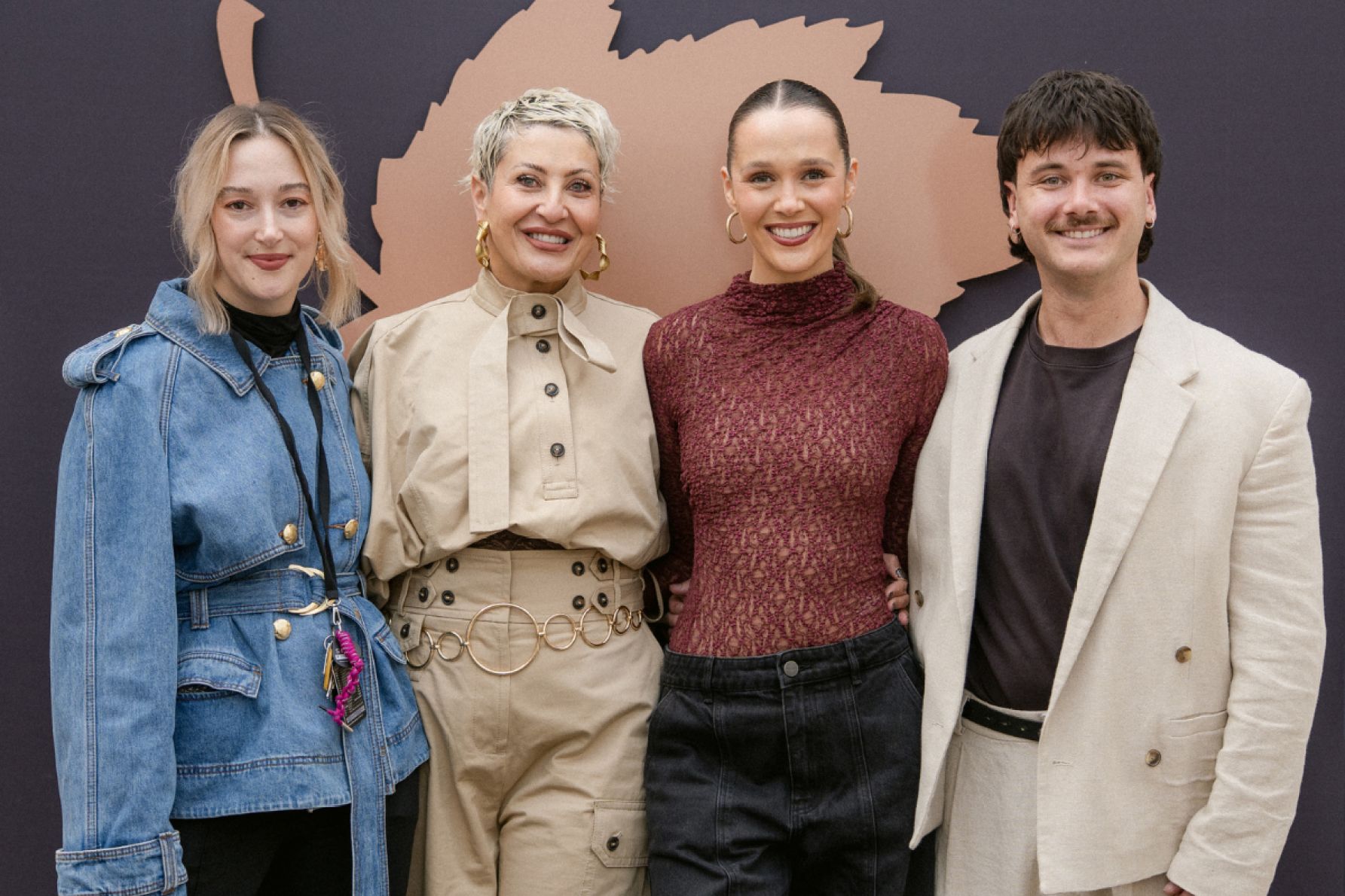 Rachel Frangoulis, Koula Di Biase, Zoe Buttery and Kyle Nadebaum