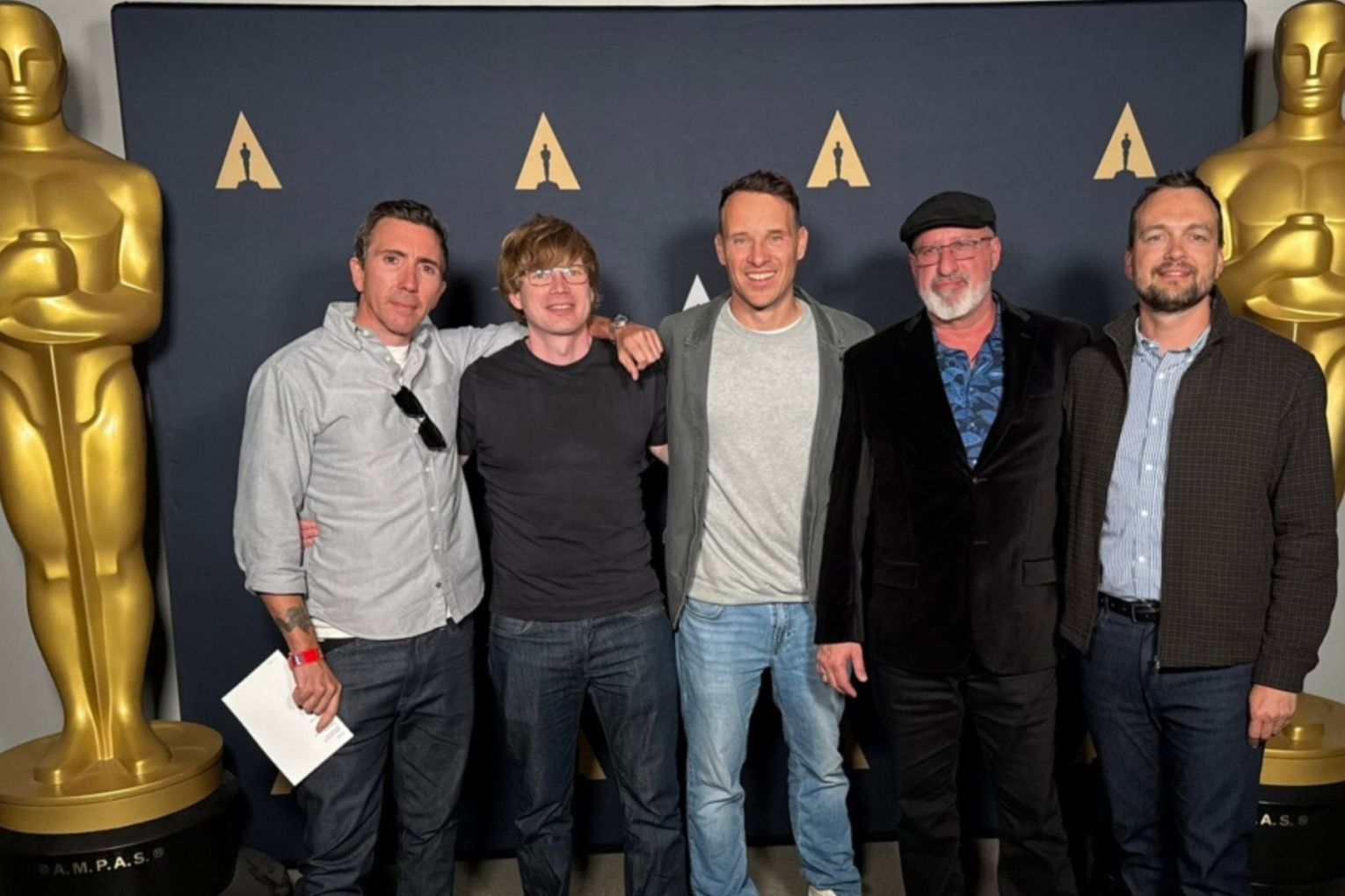 Rising Sun Pictures is part of the team nominated for an Oscar. James Alexander, Espen Nordahl, Michael Ralla, Donnie Dean, Guido Wolter At The 98th Academy Awards® Visual Effects Bake Off. Picture: Rising Sun Pictures