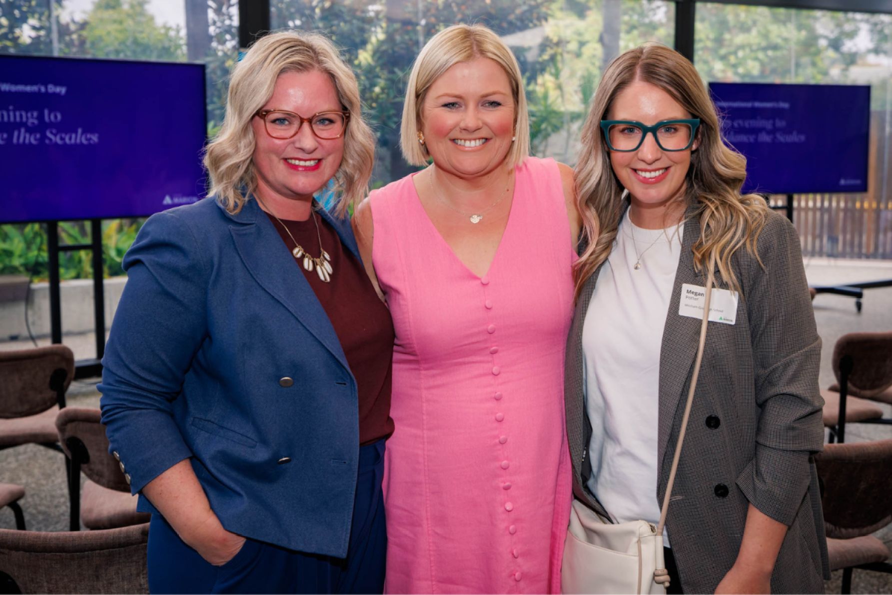 Sarah Vinall, Brigid Koenig and Megan Potter